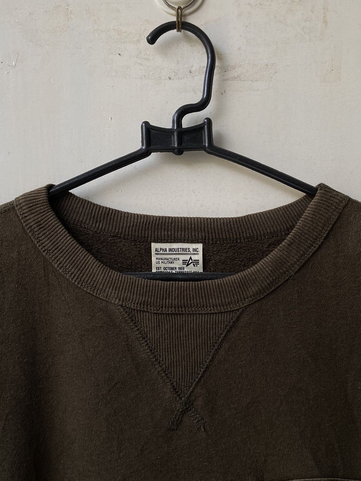 ALPHA INDUSTRIES Army Long Sweater