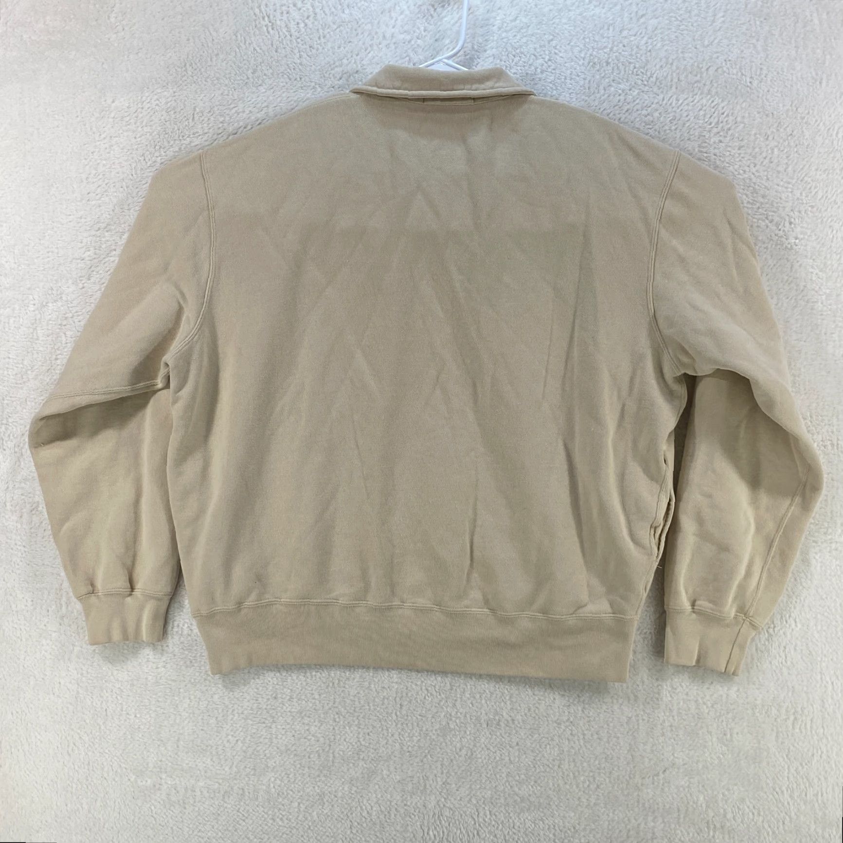 Polo Ralph Lauren VINTAGE Polo Ralph Lauren Sweatshirt 1/4 Zip "P" Logo Pockets Mens L Polos Pullover Shirt Size US L / EU 52-54 / 3 - 2 Thumbnail