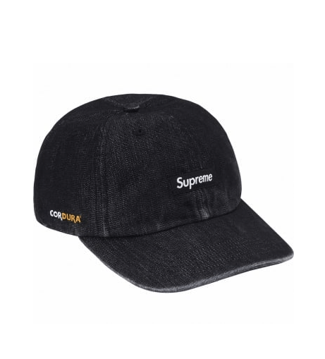 帽子 Supreme CORDURA Denim small box 6panel Supreme Cordura Denim Small Box 6-Panel Black
