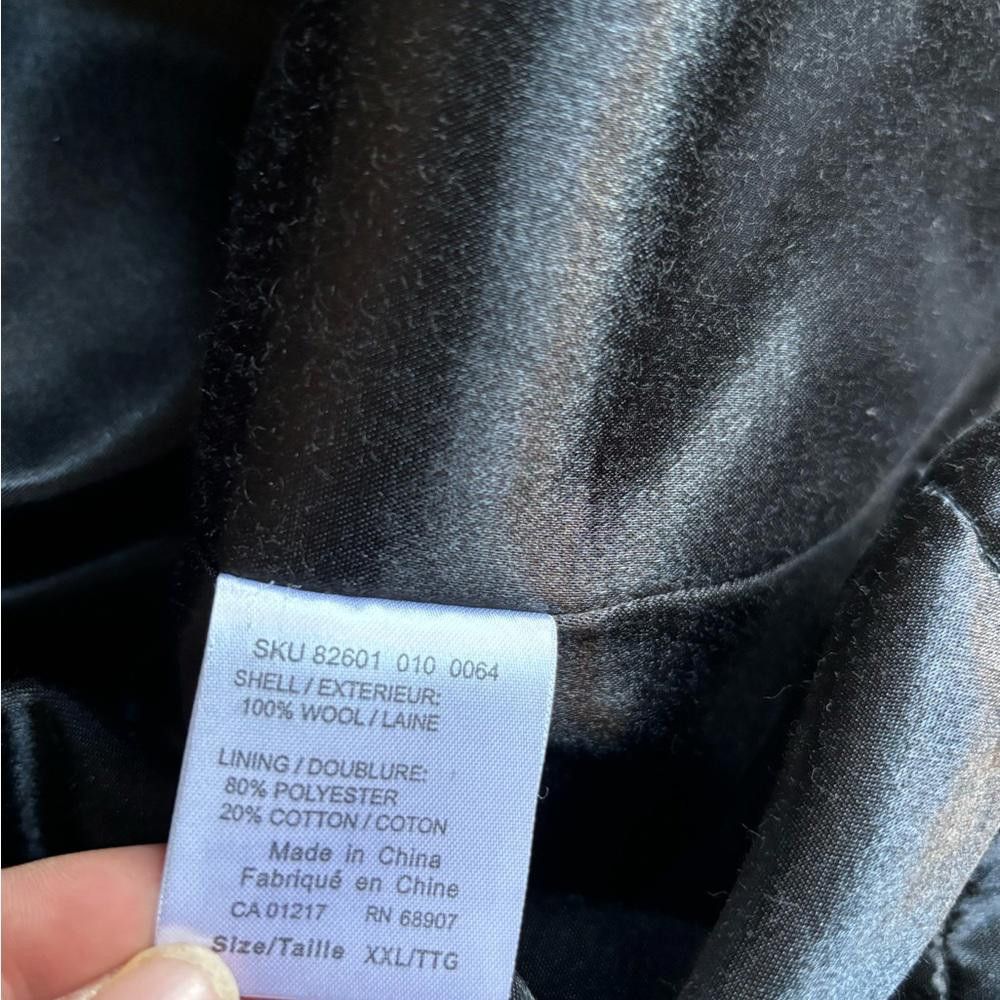 Le Chateau Y2K Le Chateau Black 100% Wool Jacket 2000 Size XXL / US 16-18 / IT 52-54 - 5 Thumbnail