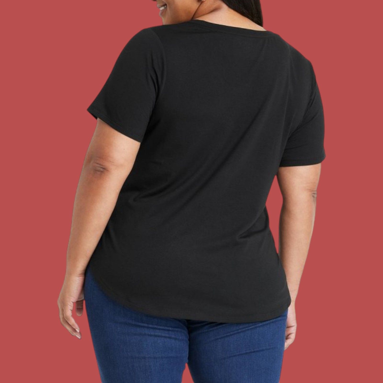 Other Ava & Viv - Women's Short Sleeve Relaxed Scoop Neck T-Shirt Size 3XL / US 20-22 - 2 Thumbnail