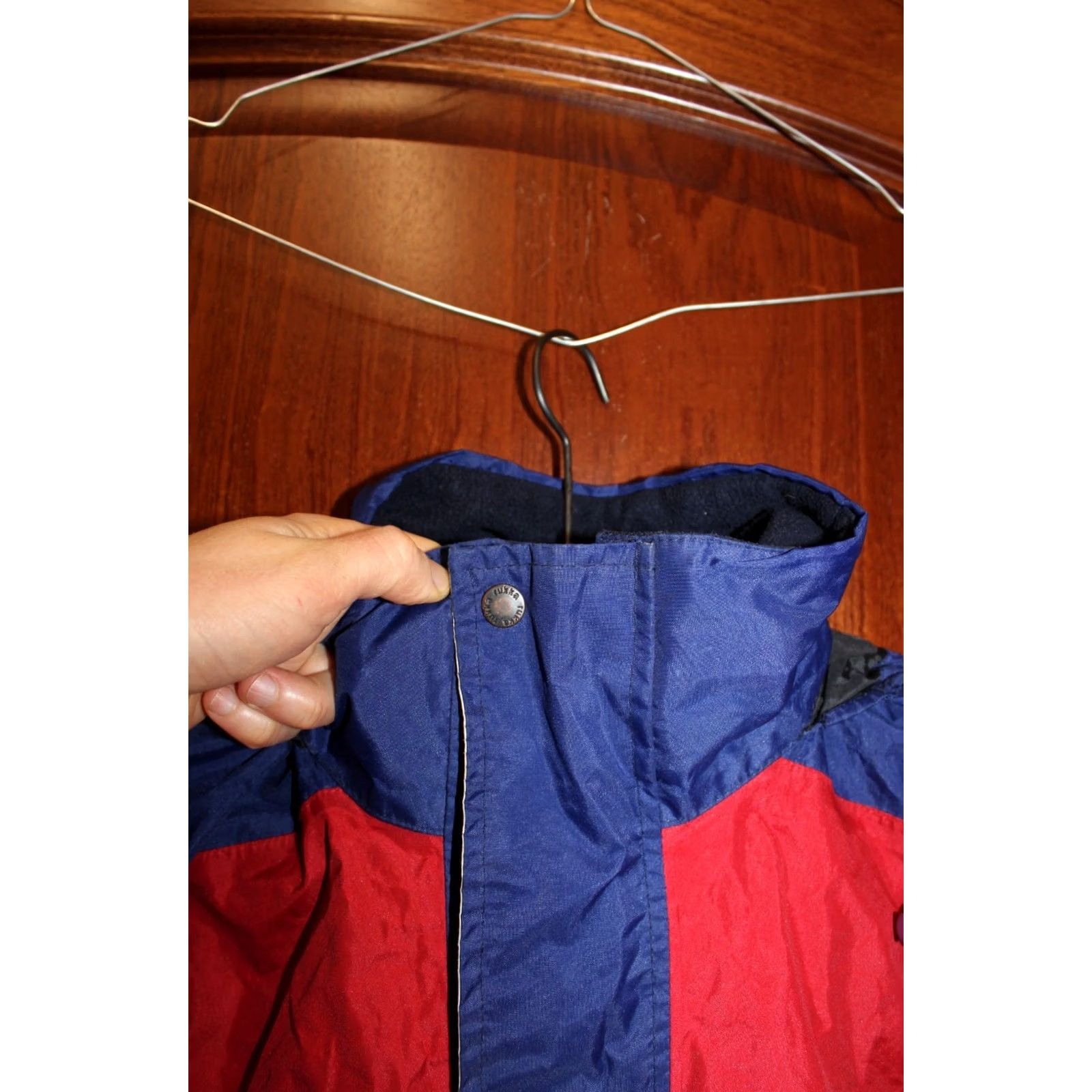 Vintage VINTAGE Rukka Yacht Wind jacket Shirt Mens L Red Blue Size US L / EU 52-54 / 3 - 3 Thumbnail