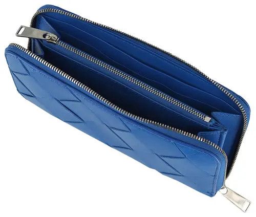 Bottega Veneta o1n1vont1124 Size: OS / Zip-Around Wallet in Blue Size ONE SIZE - 2 Thumbnail