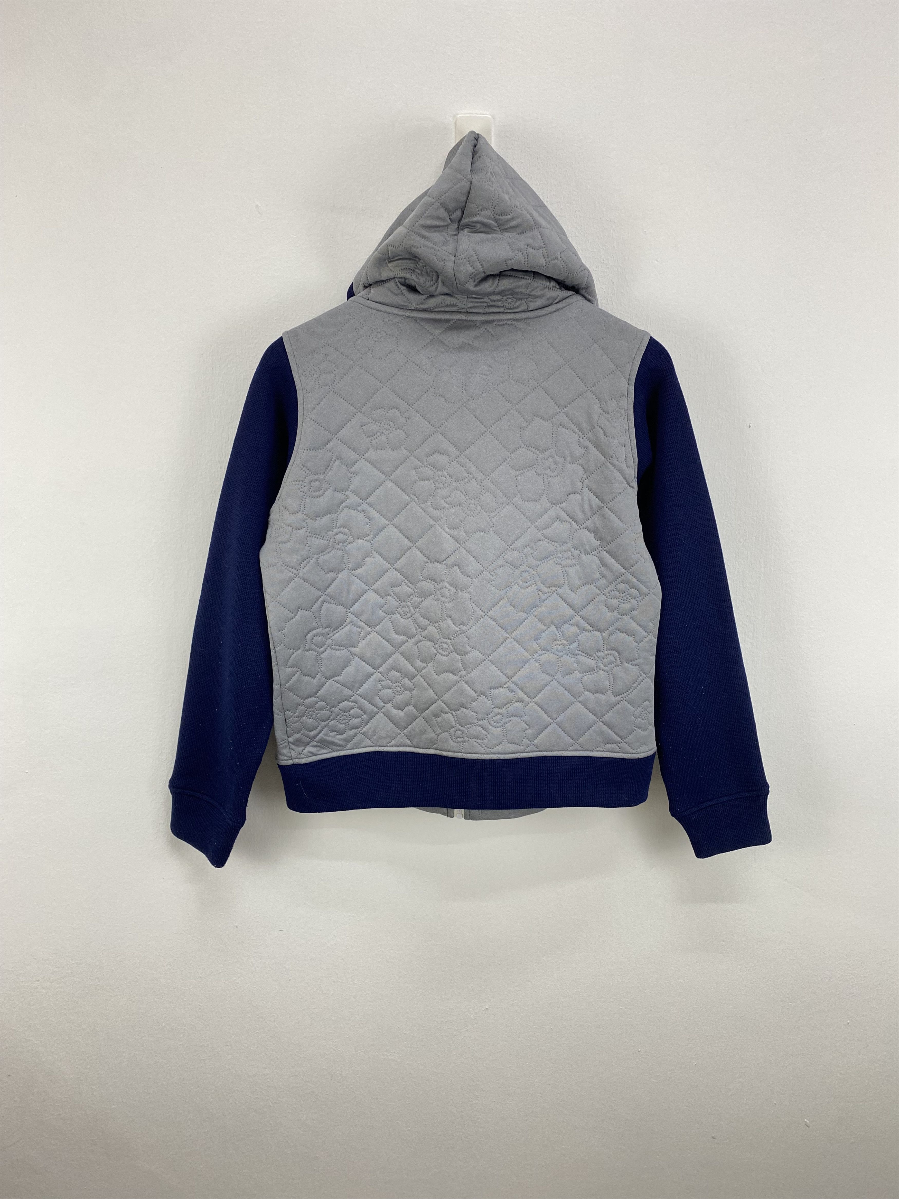 Adidas Vintage Hoodie Quilted Jacket Size M / US 6-8 / IT 42-44 - 3 Thumbnail