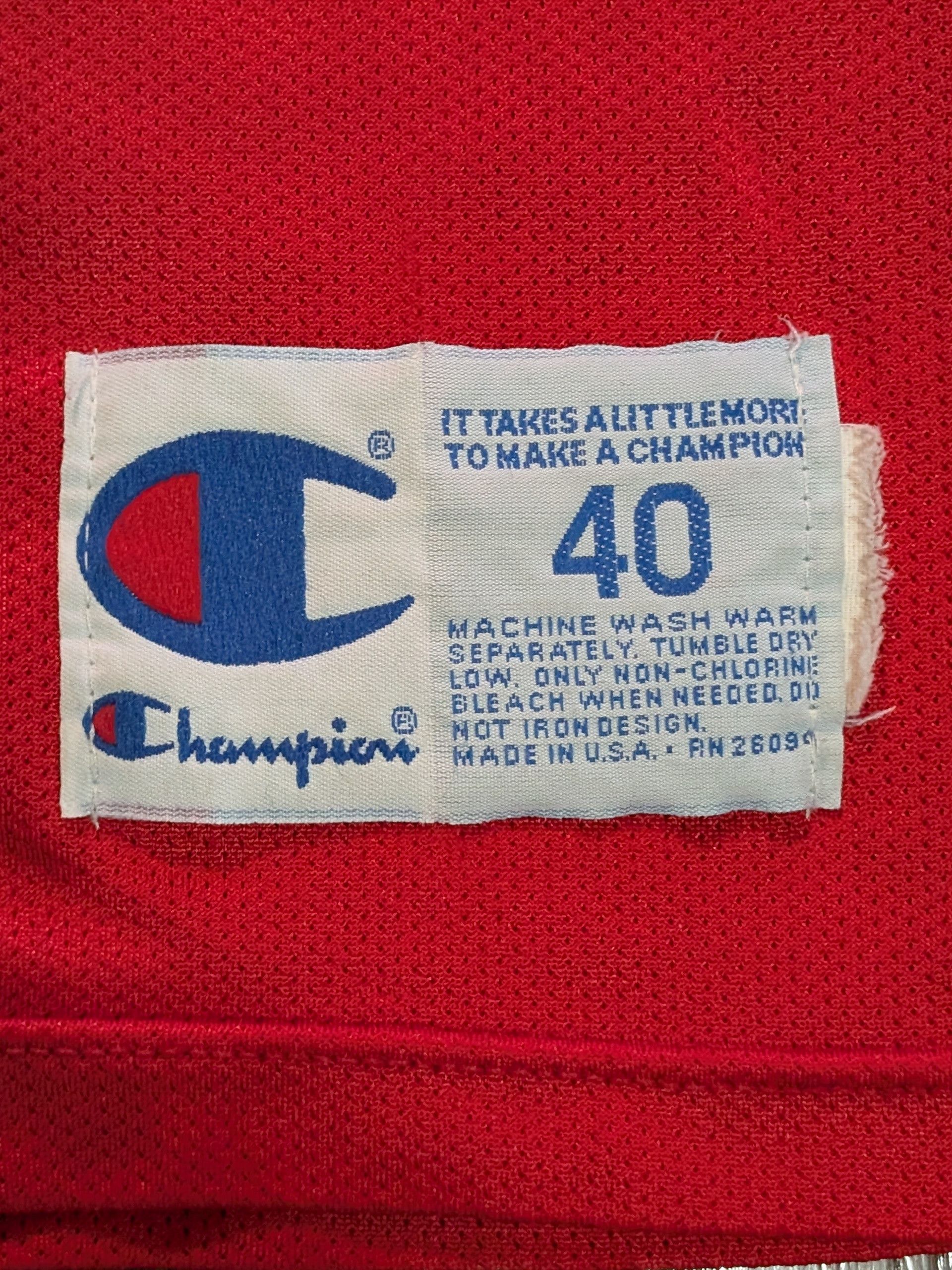 Champion 91-92 Michael Jordan Chicago Bulls Champion Jersey USA Sz M Size US M / EU 48-50 / 2 - 2 Thumbnail