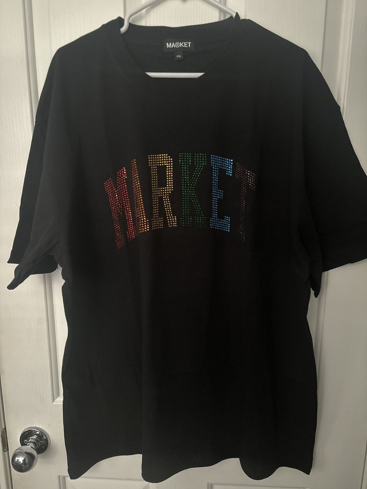 Market Market Men's Rainbow Rhinestone Arc Tee Size US XXL / EU 58 / 5 - 1 Thumbnail