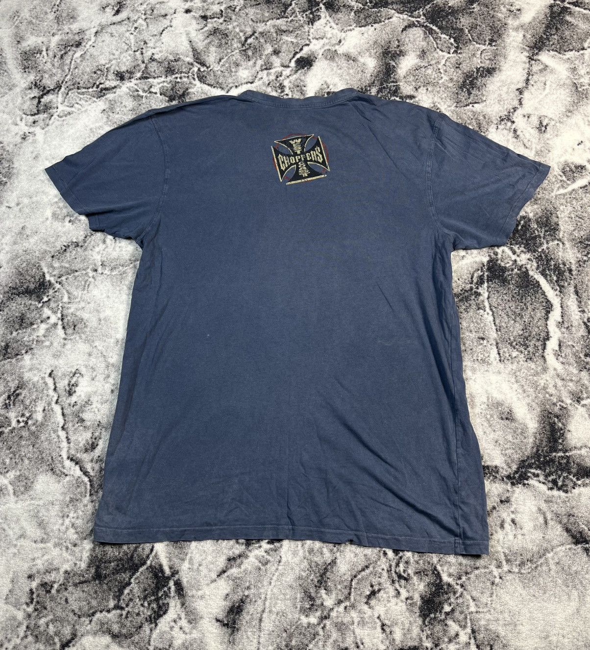 West Coast Choppers West Coast Choppers El Diablo Distressed Biker Graphic Tee Size US XXL / EU 58 / 5 - 8 Thumbnail
