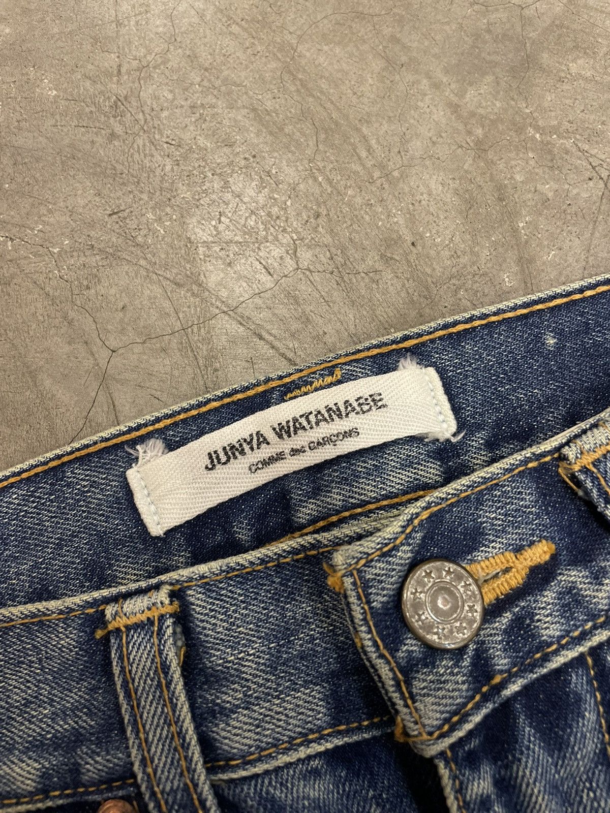 Comme des Garcons × Junya Watanabe Junya Watanabe Crush Denim Pants Size US 30 / EU 46 - 6 Thumbnail