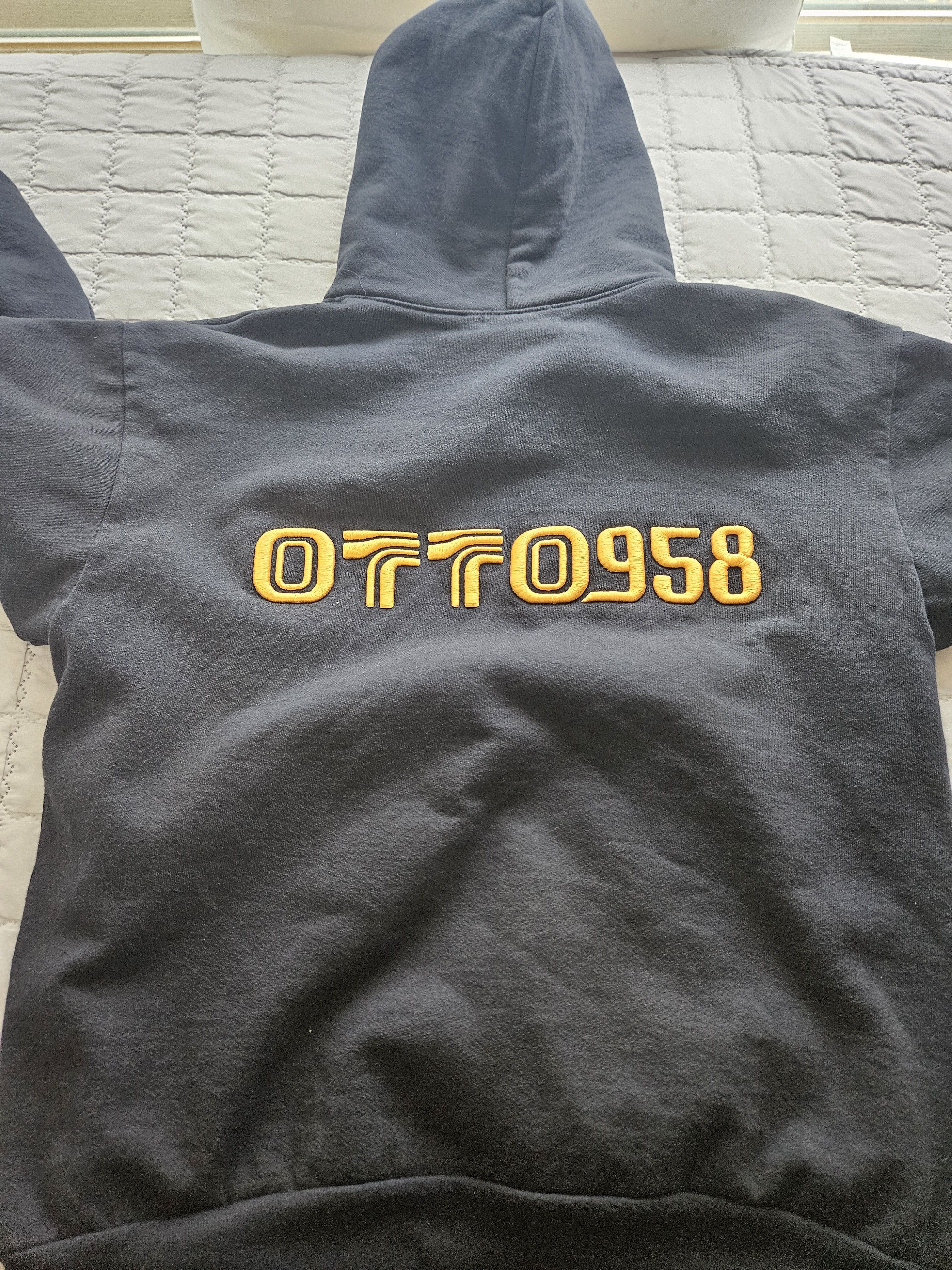 image of Kiko Kostadinov x Otto 958 Otto958 Hoodie in Navy, Men's (Size Medium)