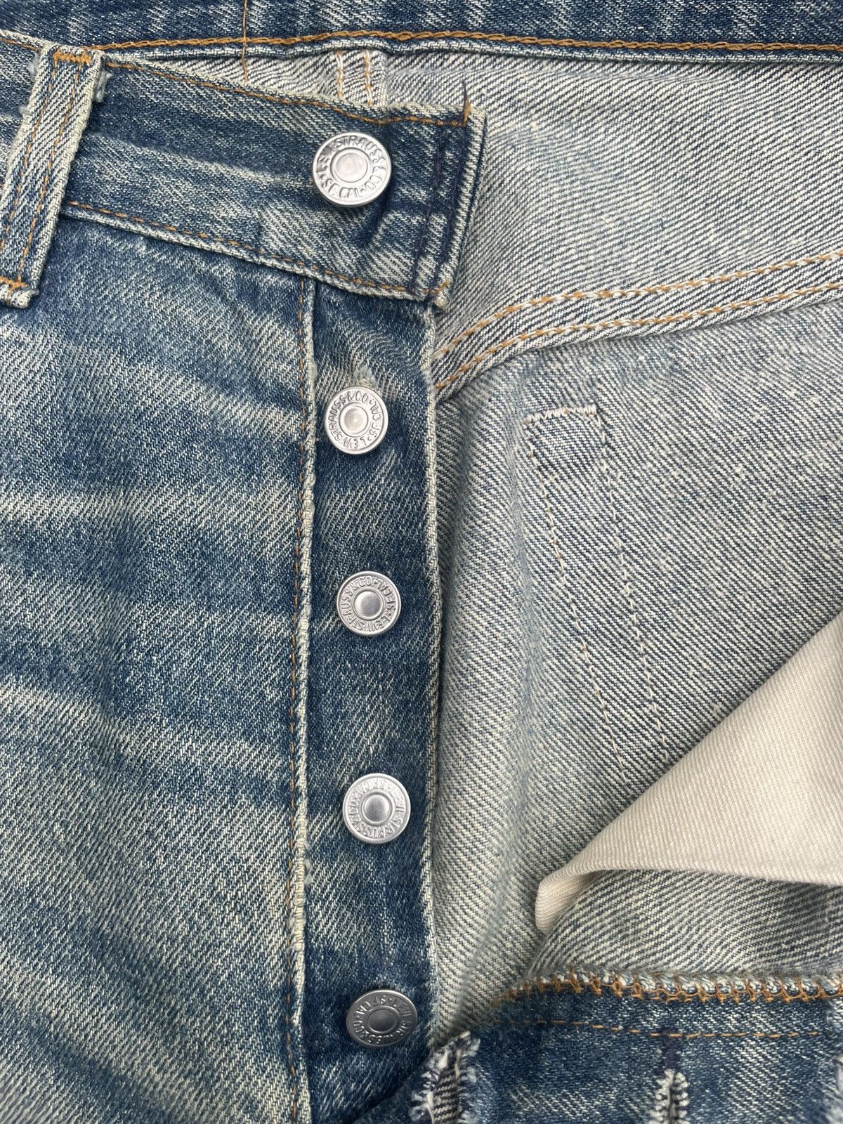 Levi's × Vintage Vintage 1989 Levis 501 XX Distresed Size US 32 / EU 48 - 14 Thumbnail