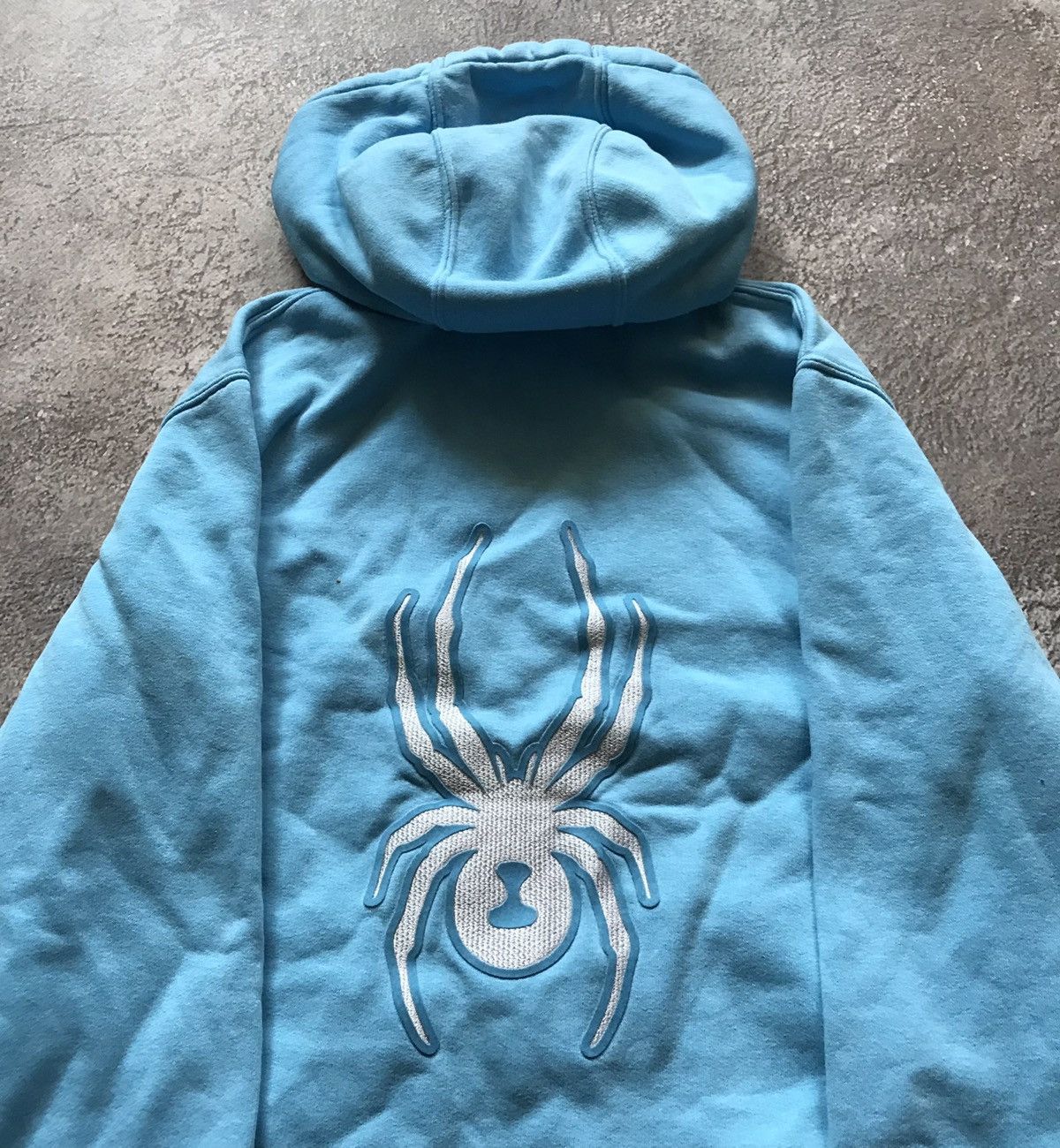 Vintage Vintage Spyder Y2K Hoodie Sun Faded Streetwear Skate Baggy S Size S / US 4 / IT 40 - 5 Thumbnail