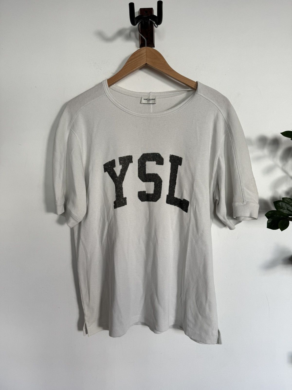 Saint Laurent Paris Logo T Size US M / EU 48-50 / 2 - 1 Thumbnail