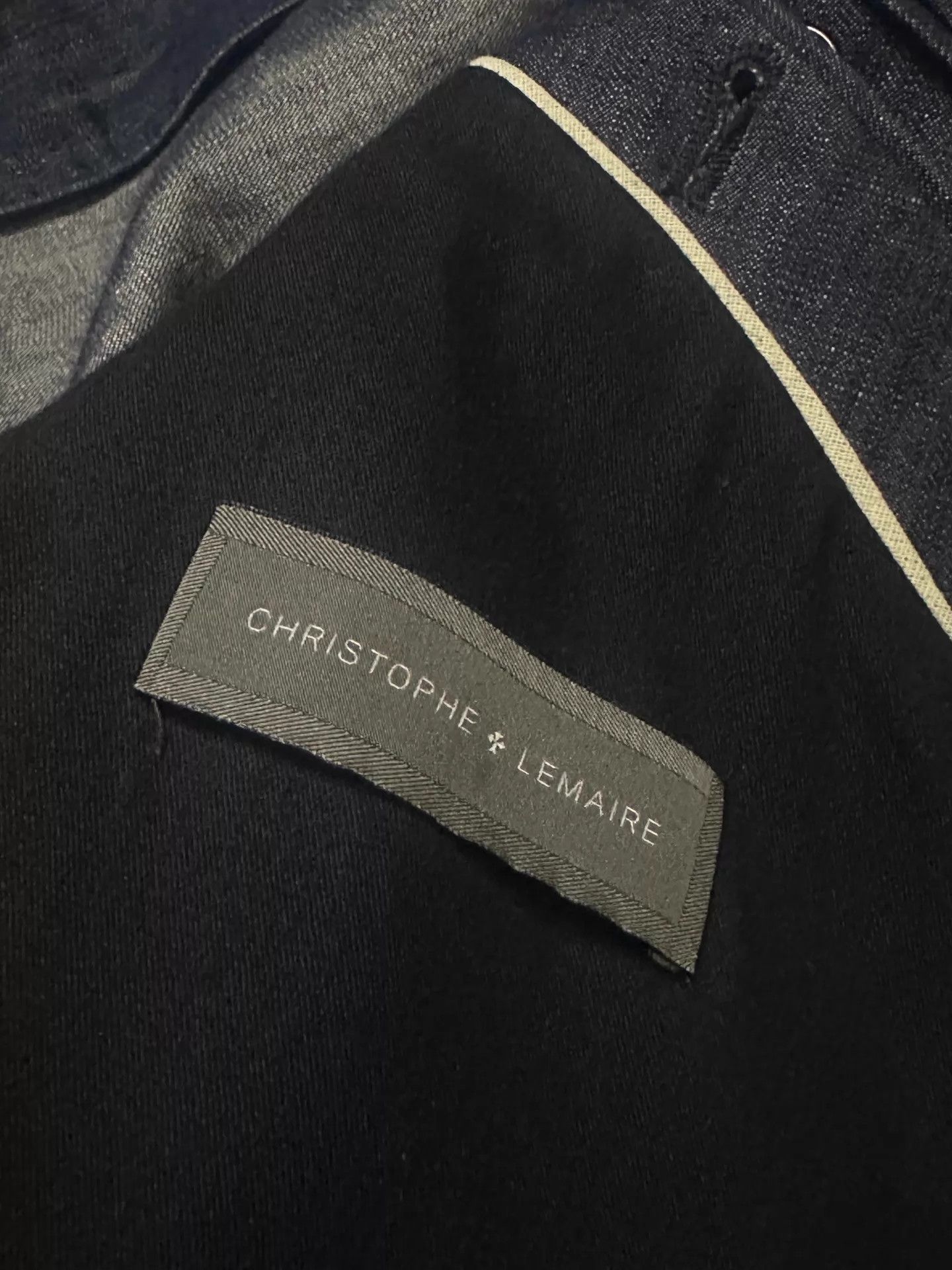 Lemaire LEMAIRE SS14 Runway Minimal Indigo Linen-Cotton Blazer Size 3 Size US L / EU 52-54 / 3 - 6 Thumbnail