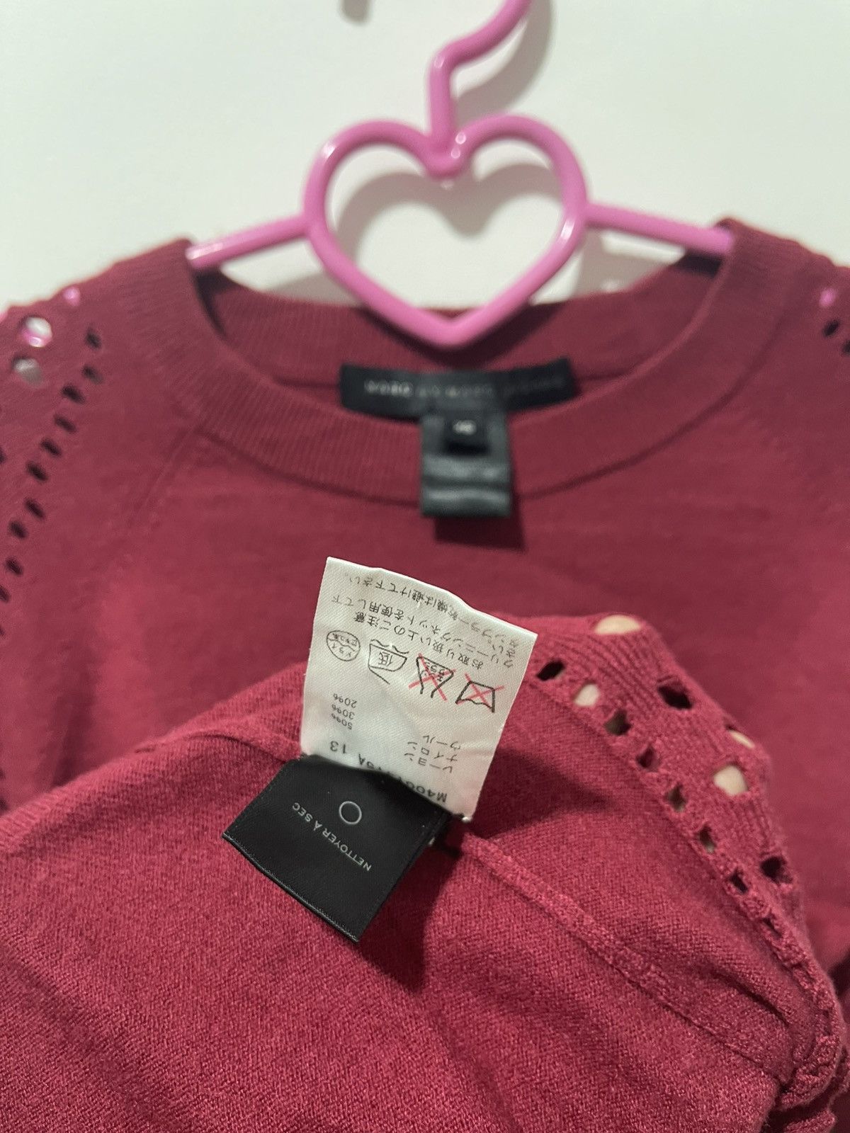 Marc by Marc Jacobs Rare MARC BY MARC JACOBS Red Sweatshirt Size XS / US 0-2 / IT 36-38 - 10 Thumbnail