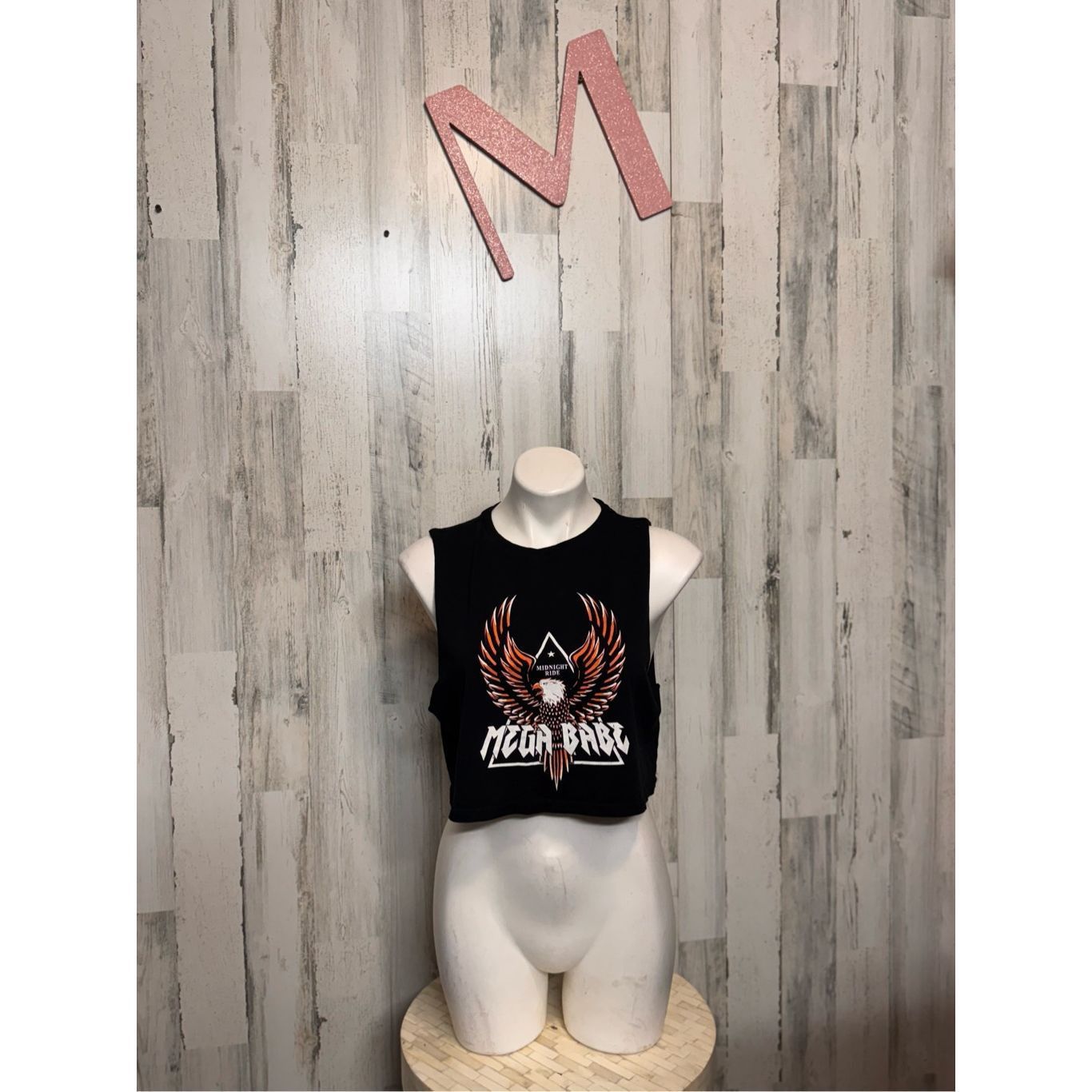 H&M H&M Divided Mega Babe Graphic Crop Top size MEDIUM Size M / US 6-8 / IT 42-44 - 2 Thumbnail
