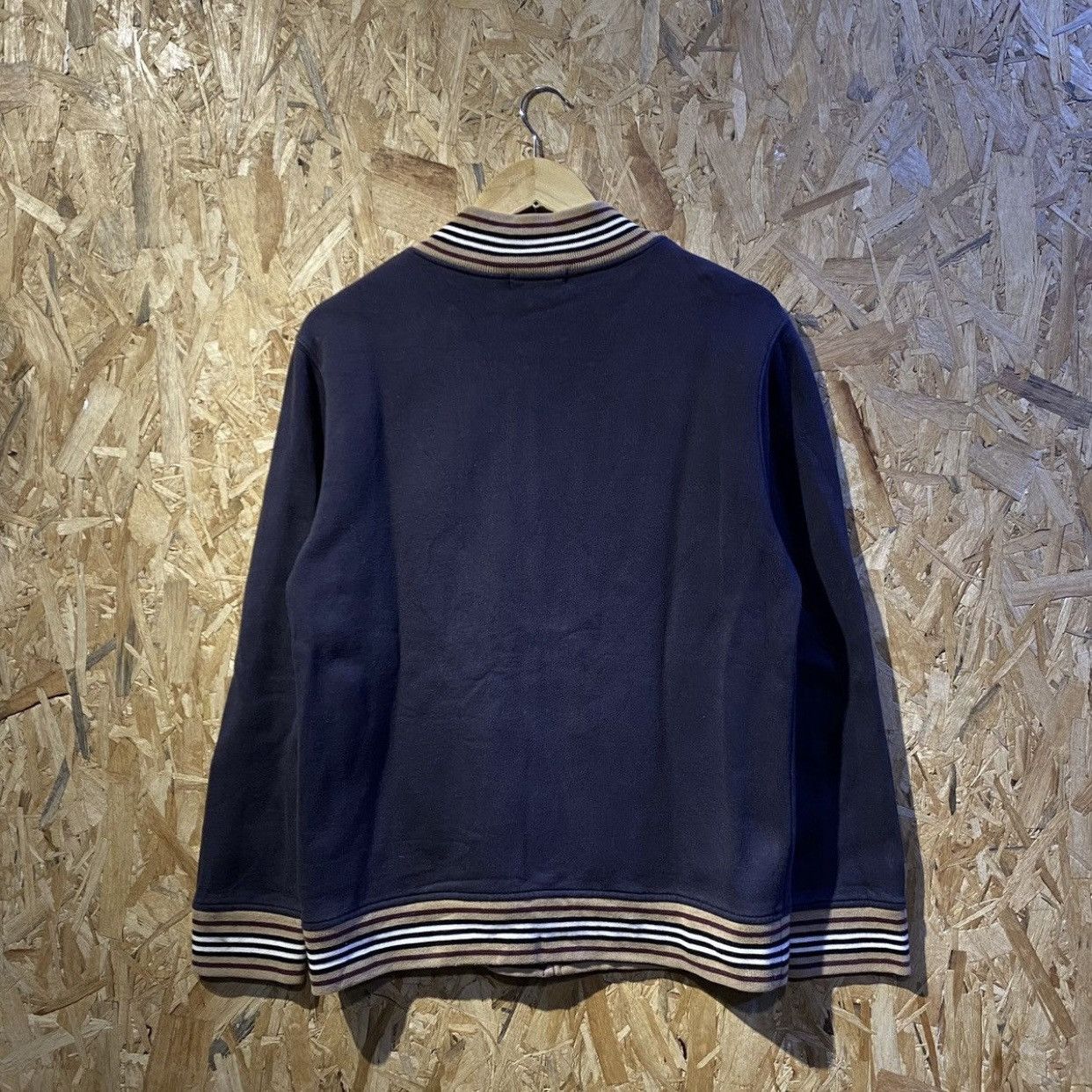 Black Label × Burberry × Vintage Vintage Burberry Black Label Zipper Sweater Size US M / EU 48-50 / 2 - 2 Thumbnail