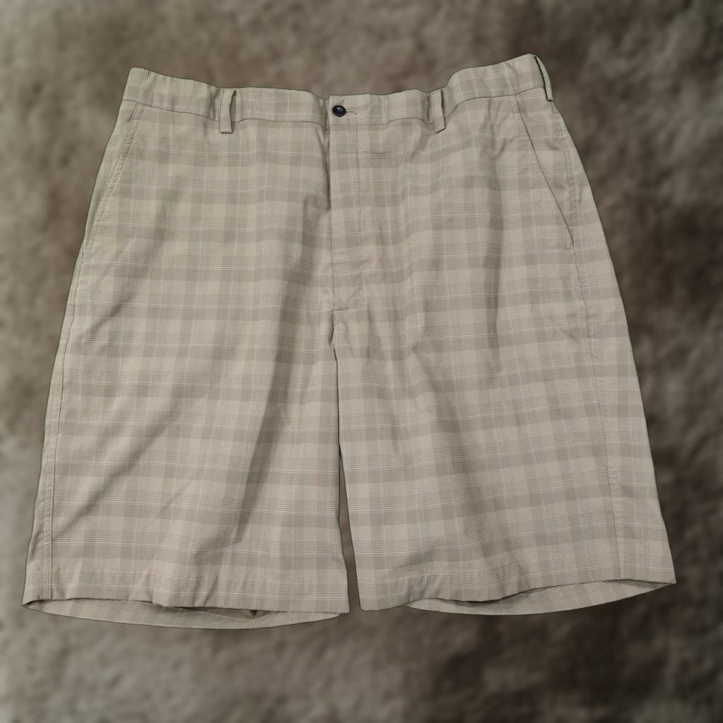 Nike NIKE GOLF FIT DRY DRIFIT BROWN PLAID CHECK SHORTS MENS SIZE 40 (39) READ Size US 40 / EU 56 - 1 Thumbnail