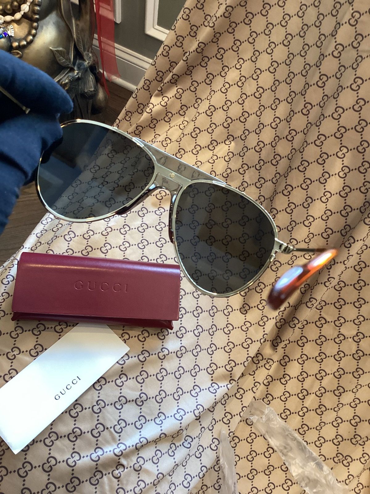 Gucci Gucci Sunglasses Size ONE SIZE - 2 Thumbnail