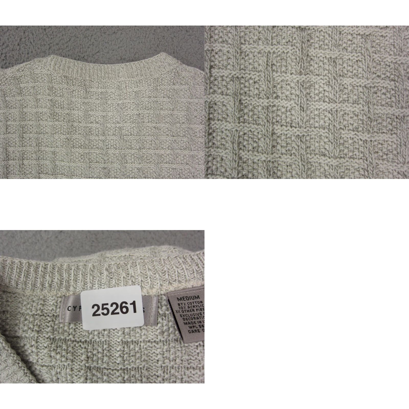 Vintage VINTAGE Cypress Links Sweater Mens XL Brown Golf USA Cotton Knitted Pullover 80s 90s Size US L / EU 52-54 / 3 - 9 Thumbnail