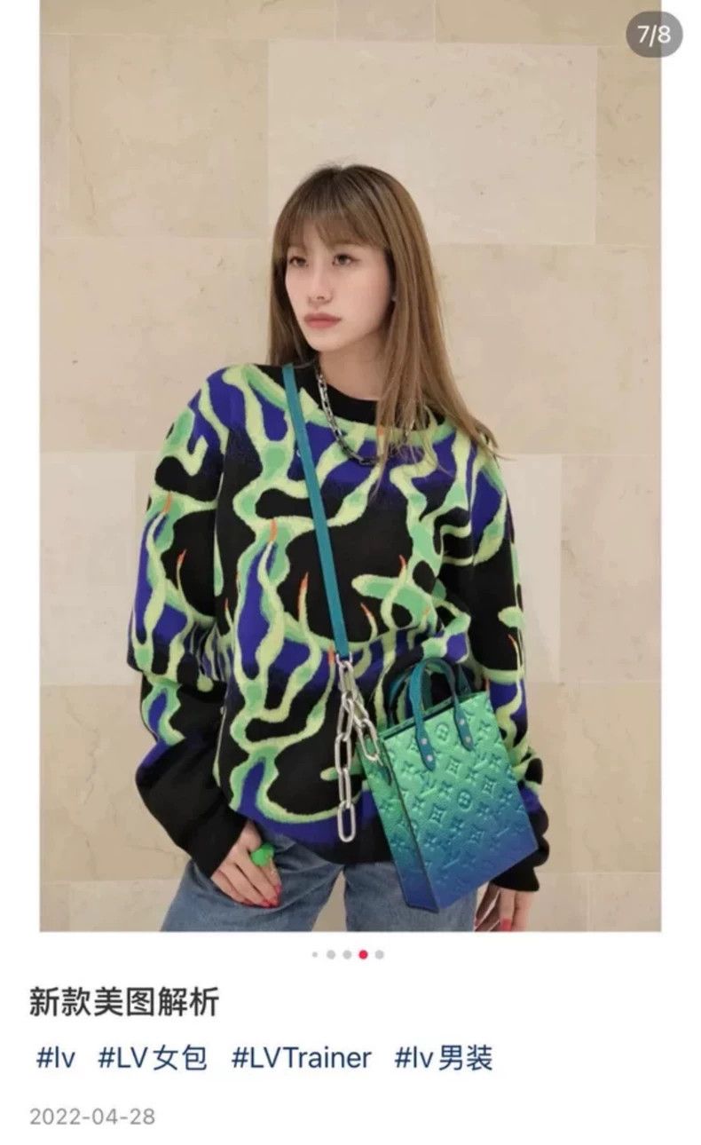 Louis Vuitton Louis Vuitton 22 Fall/Winter Flame Sweater 2503-Nextarrow Size US M / EU 48-50 / 2 - 7 Thumbnail