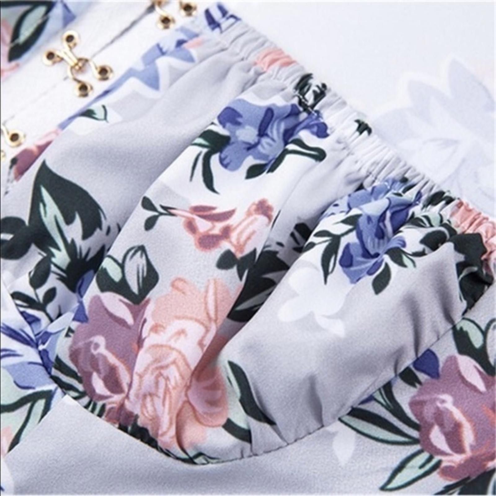 Designer Floral Corset Crop Top NWT​​​​​​​​ Size M / US 6-8 / IT 42-44 - 5 Thumbnail
