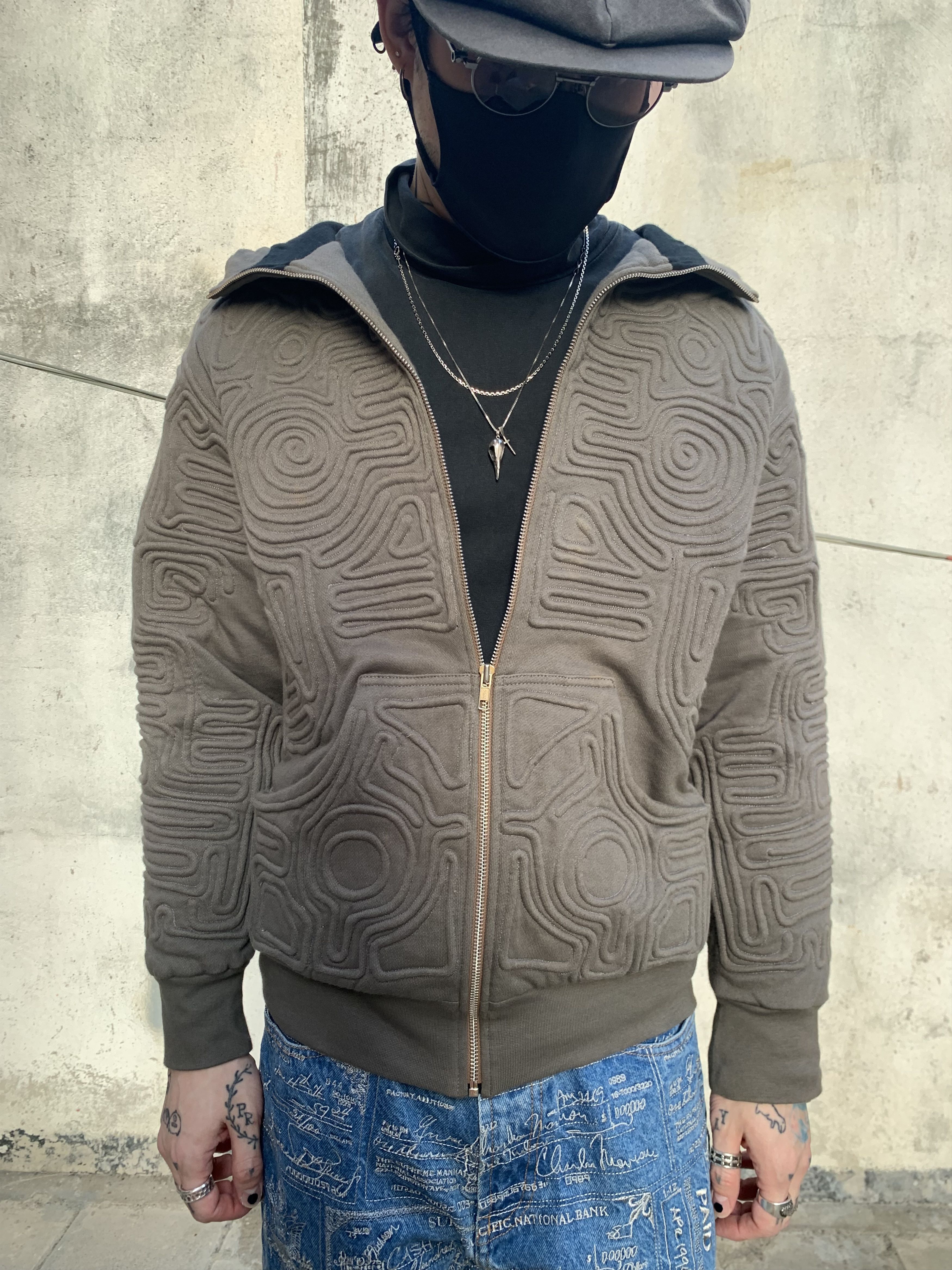 KTZ KTZ Kokon To Zai Stitched Pattern Parka Size US M / EU 48-50 / 2 - 3 Thumbnail