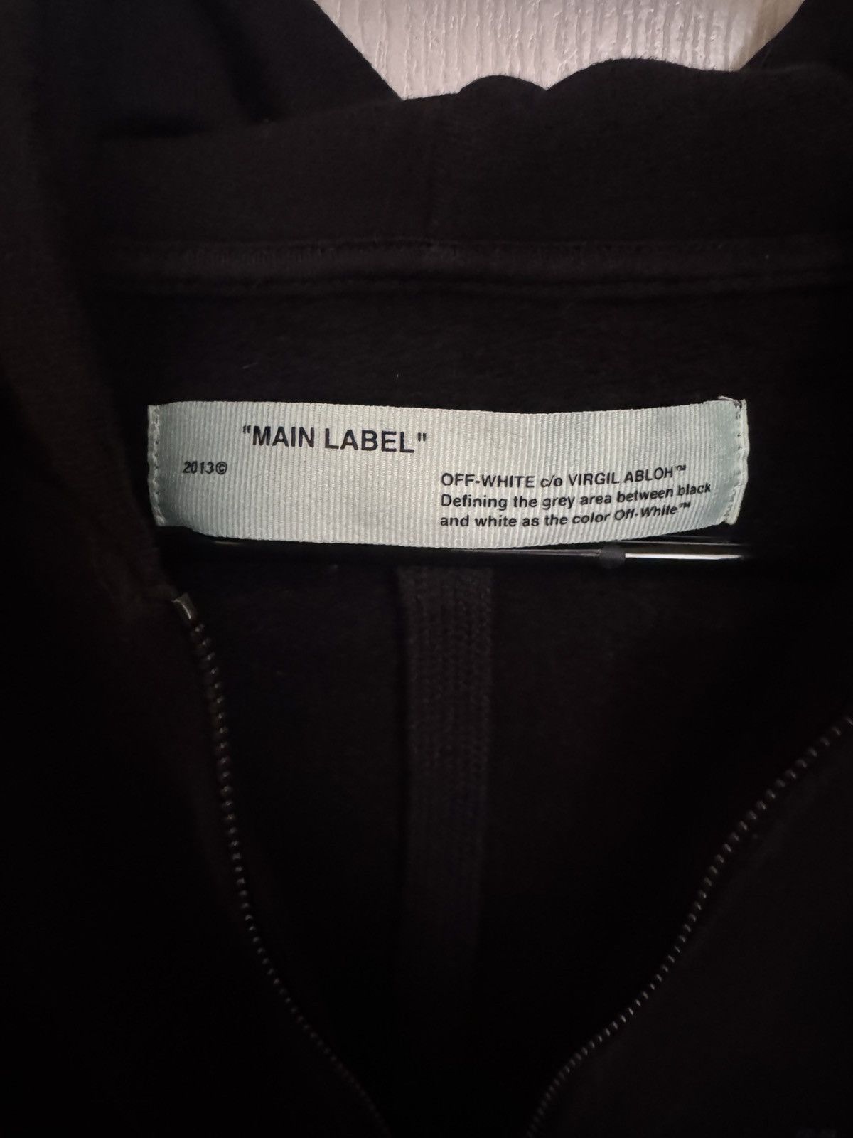Off-White Off White Ombré Zip Up Hoodie Size XXS / US 00 / IT 34 - 3 Thumbnail