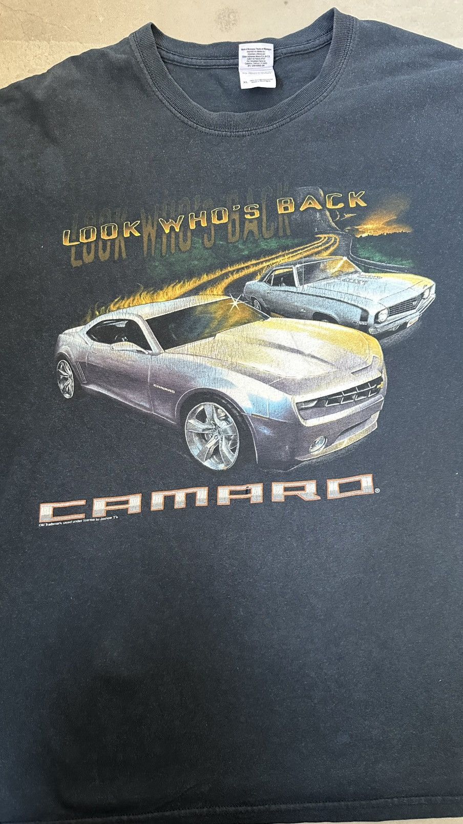 Vintage VINTAGE CAMARO CAR RACING TEE Size US XL / EU 56 / 4 - 2 Thumbnail