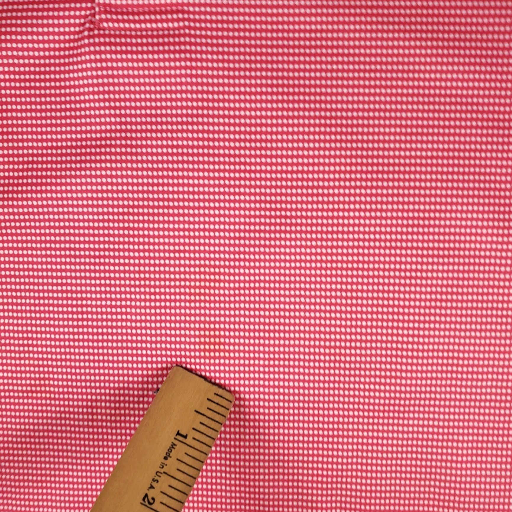 Vintage Donald Ross Polo Shirt Mens XL Pink Micro Dot Short Sleeve Polo Size US XL / EU 56 / 4 - 3 Thumbnail