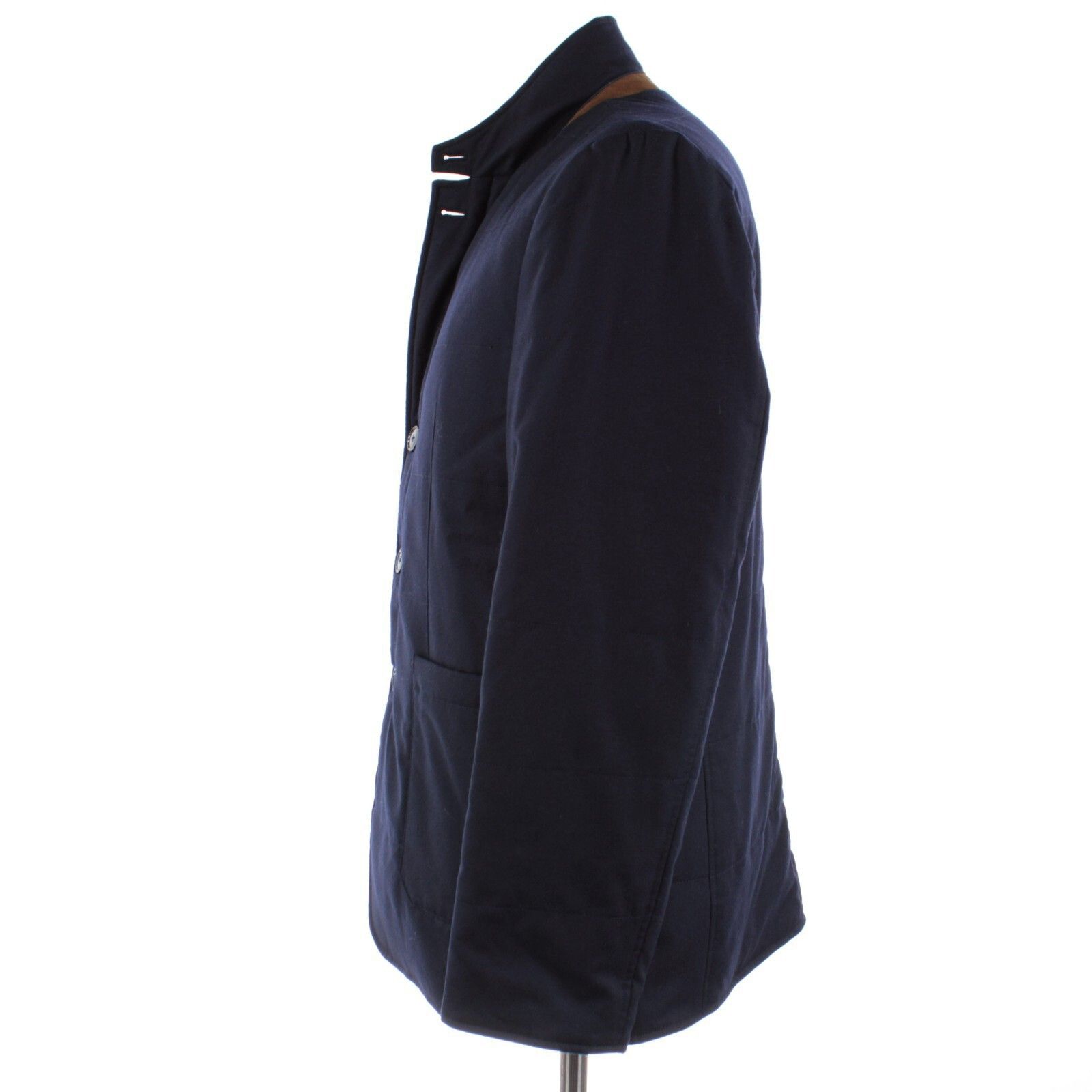 Zanella Zanella Coat Size L US In Blue Wool Size US L / EU 52-54 / 3 - 4 Thumbnail