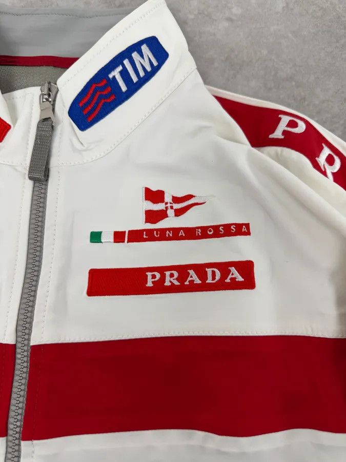 Prada 2003 Prada Luna Rossa Racing Challenge White Jacket Size US XL / EU 56 / 4 - 6 Thumbnail