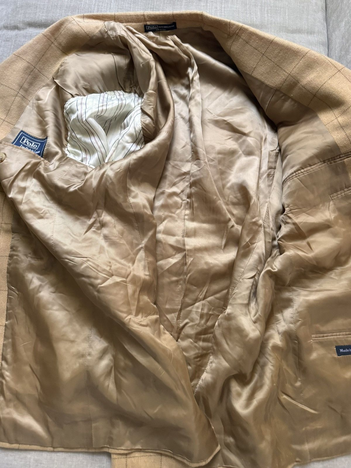 Polo Ralph Lauren Polo by Ralph Lauren Made in Italy Angora Blend Jacket Size 44L - 12 Thumbnail