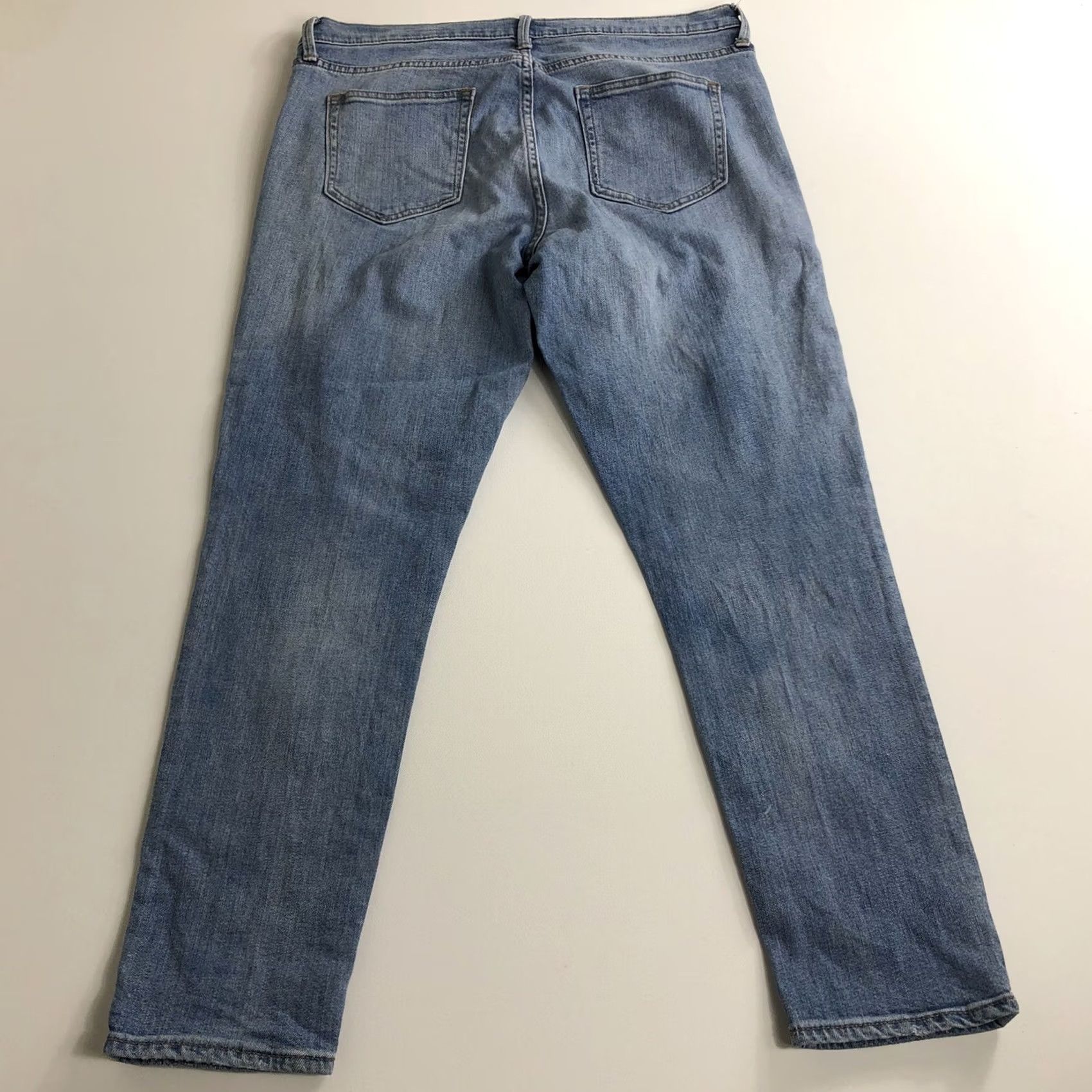Gap GAP Womens Denim True Skinny Stretch Blue Jeans 32x27 N97 Slim Regular Belt Loops Classic 5-Pocket Jeans Women Blue N97 Size 24" / US 00 / IT 34 - 2 Thumbnail