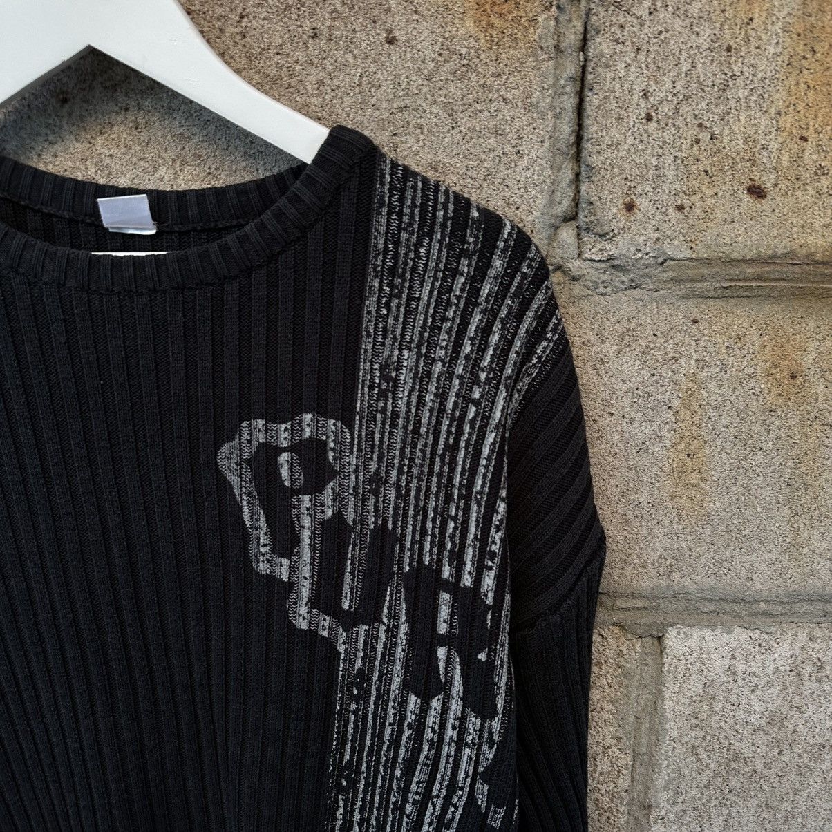 Le Grande Bleu (L.G.B.) VTG Japan Knit Sweater Pure Y2K 00s USA Grunge Avantgarde Size US L / EU 52-54 / 3 - 4 Thumbnail