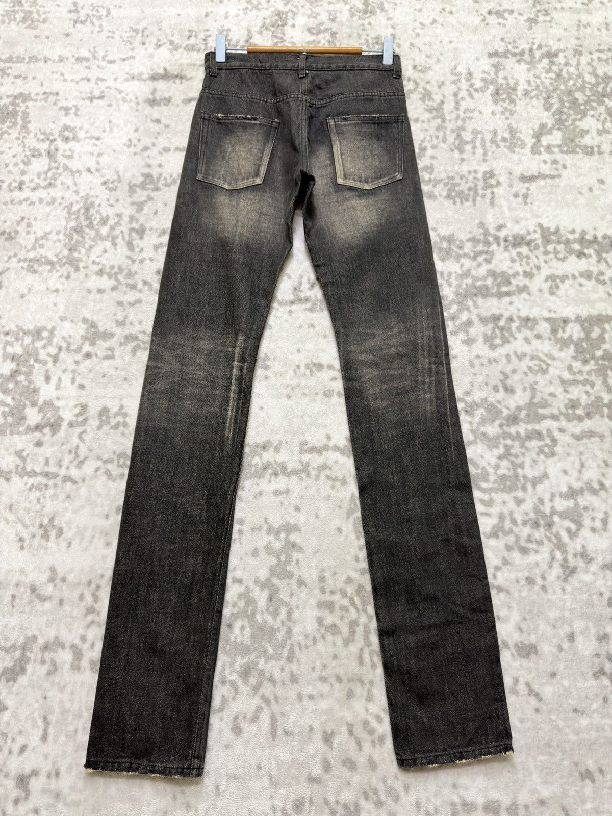 Hysteric Glamour Y2K SOS TE NUTO Distressed Skinny Jeans Japanese Denim Size US 26 / EU 42 - 2 Thumbnail