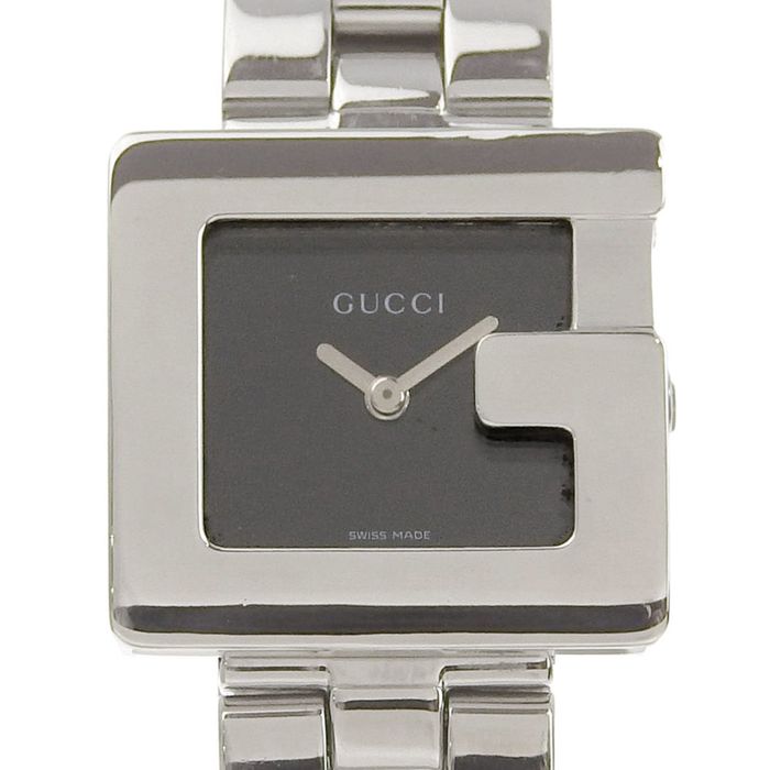 Gucci GUCCI G Logo Watch 3600L Stainless Steel Swiss Made Silver Quartz ...