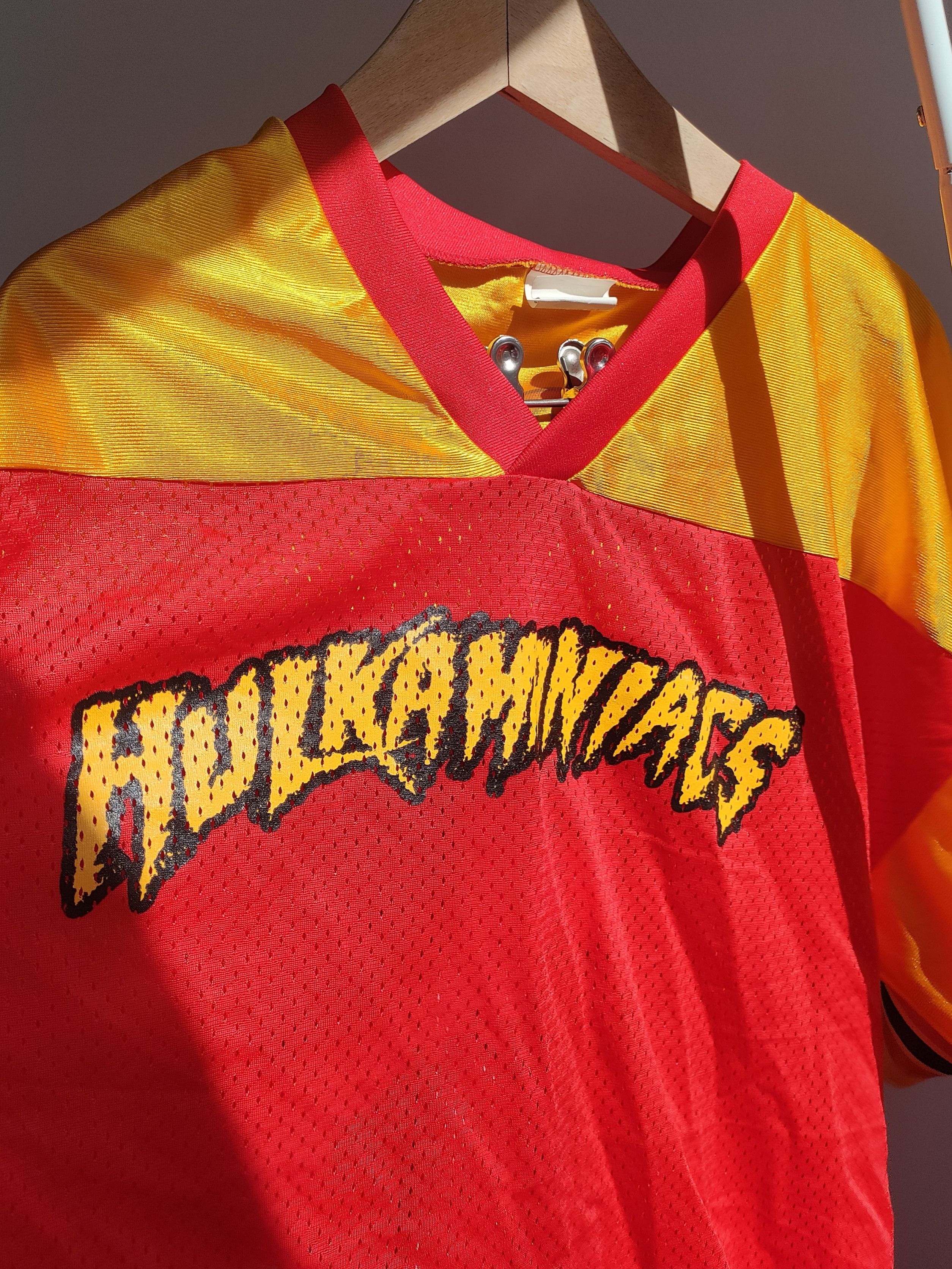 WWE 2002 Hulk Hogan Hulkamaniacs WWE Wrestling Jersey Mesh Tee Size US XL / EU 56 / 4 - 2 Thumbnail