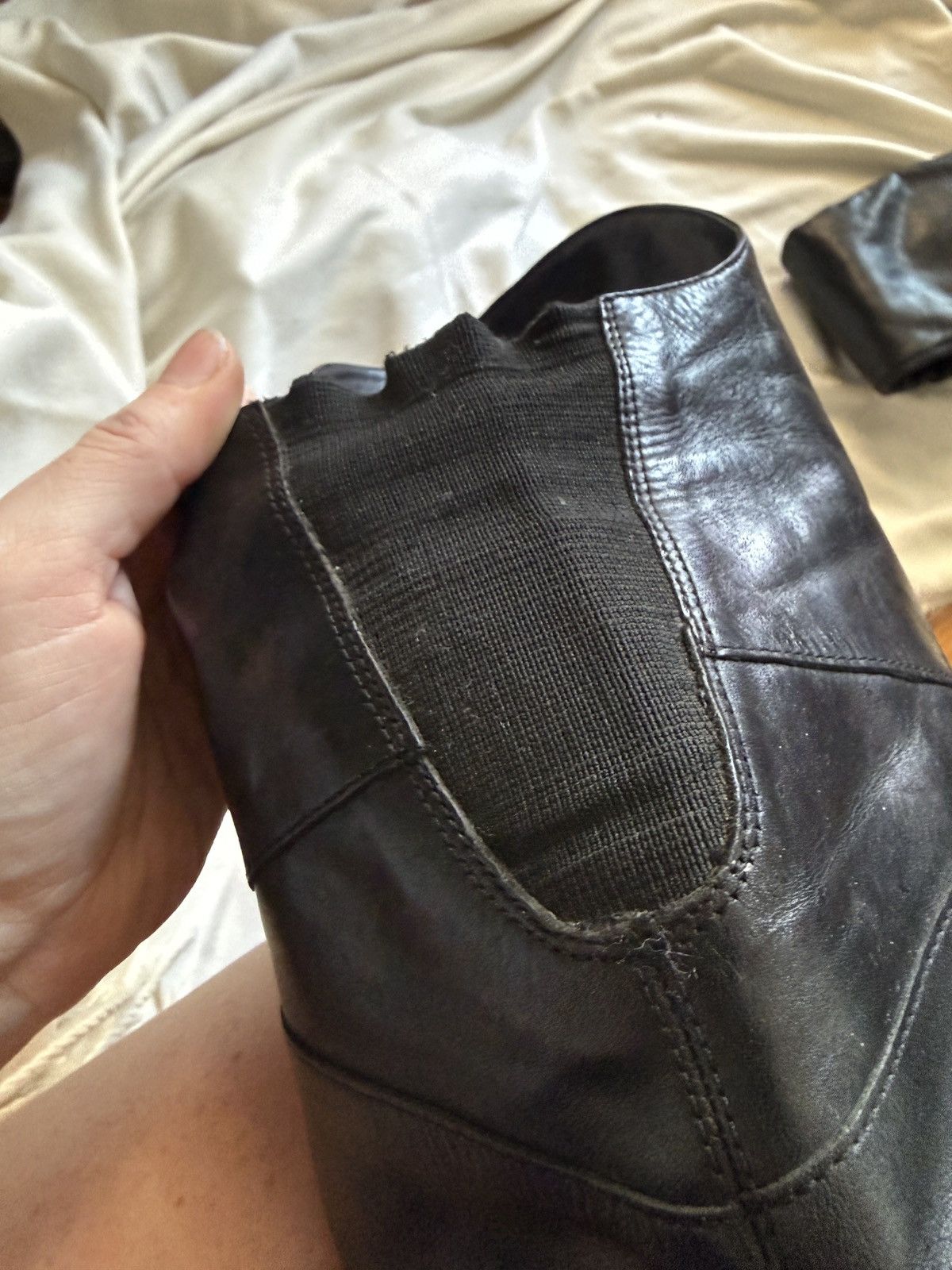 Bronx and Banco Bronx leather heels 38 eu Size US 7 / IT 37 - 12 Thumbnail