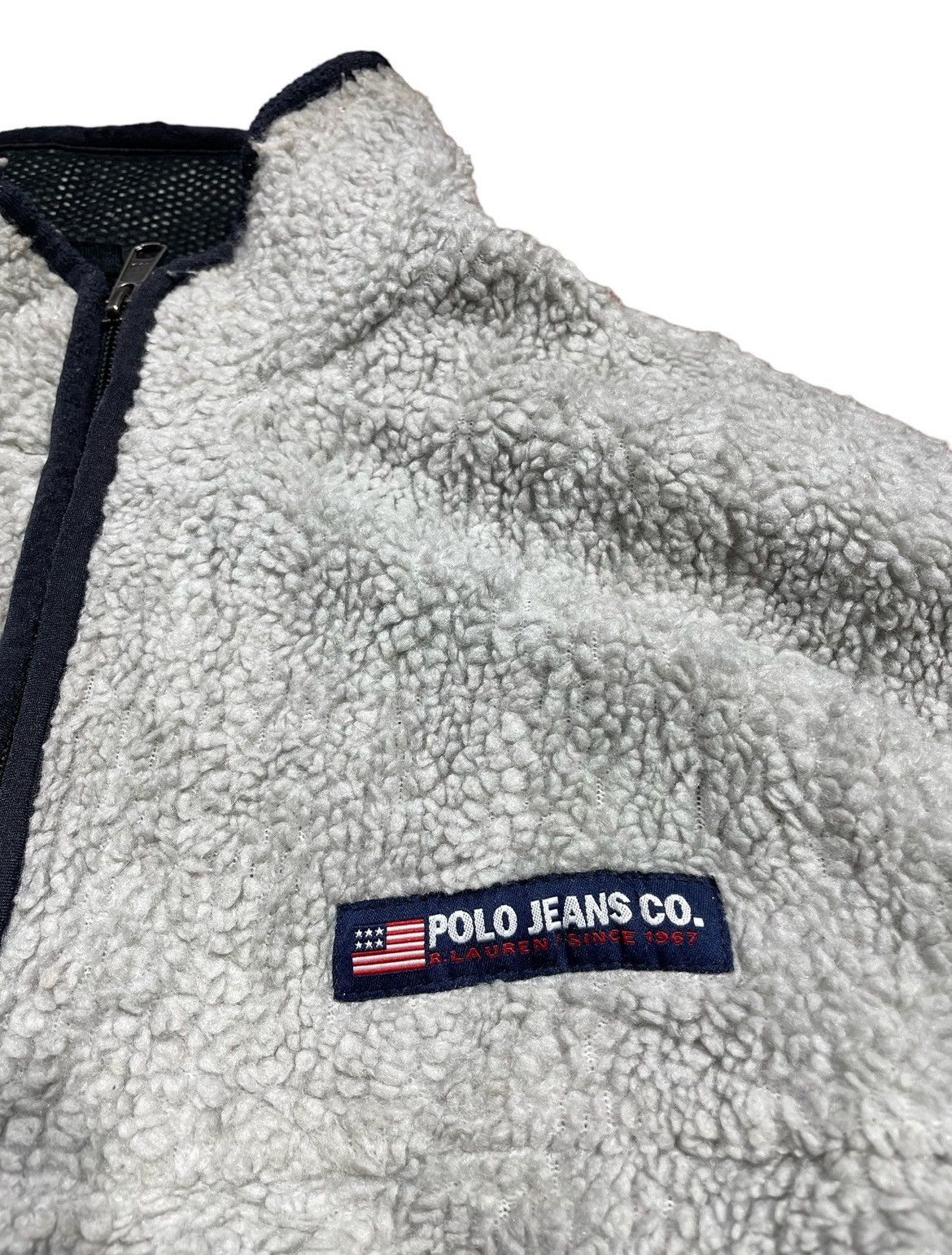 Lauren Ralph Lauren Vintage Polo Jeans Co Fleece Jacket Size US L / EU 52-54 / 3 - 2 Thumbnail