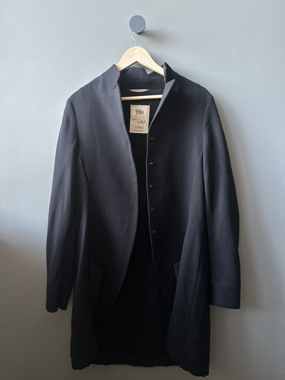 Annette Gortz Annette Gortz Gothic Jacket Long Blazer Avant Garde Black Size S / US 4 / IT 40 - 2 Thumbnail