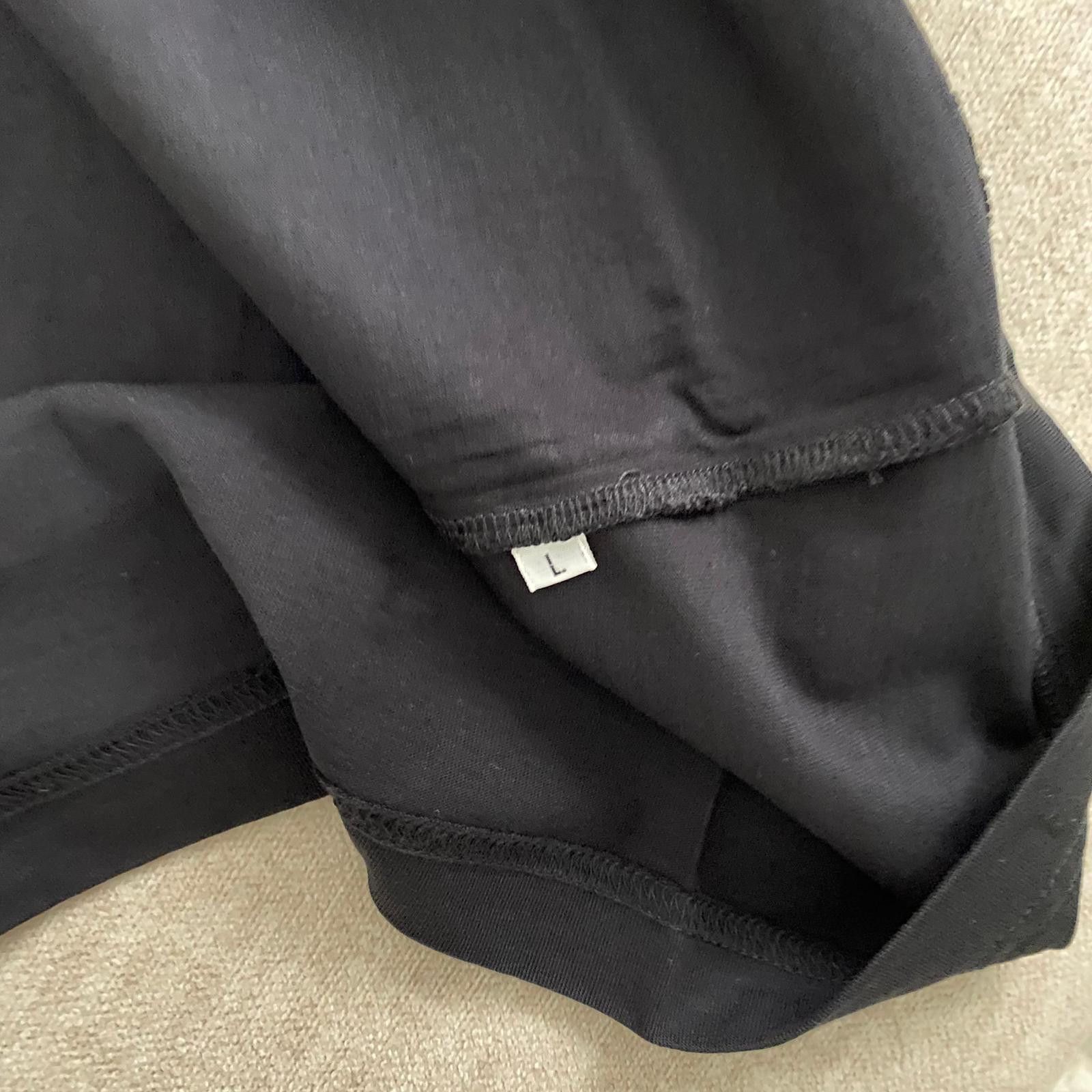 Y/Project Black Embroidered Logo Snap Button Detail Oversized T-Shirt Size US L / EU 52-54 / 3 - 5 Thumbnail