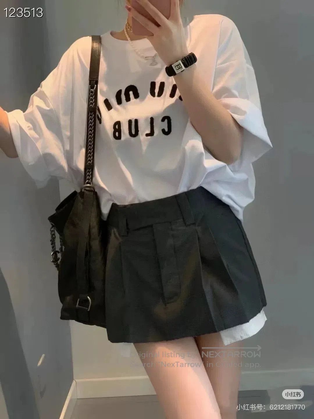 Miu Miu Miu Miu Towel Embroidery Logo White Tee XS. Size XS / US 0-2 / IT 36-38 - 9 Thumbnail
