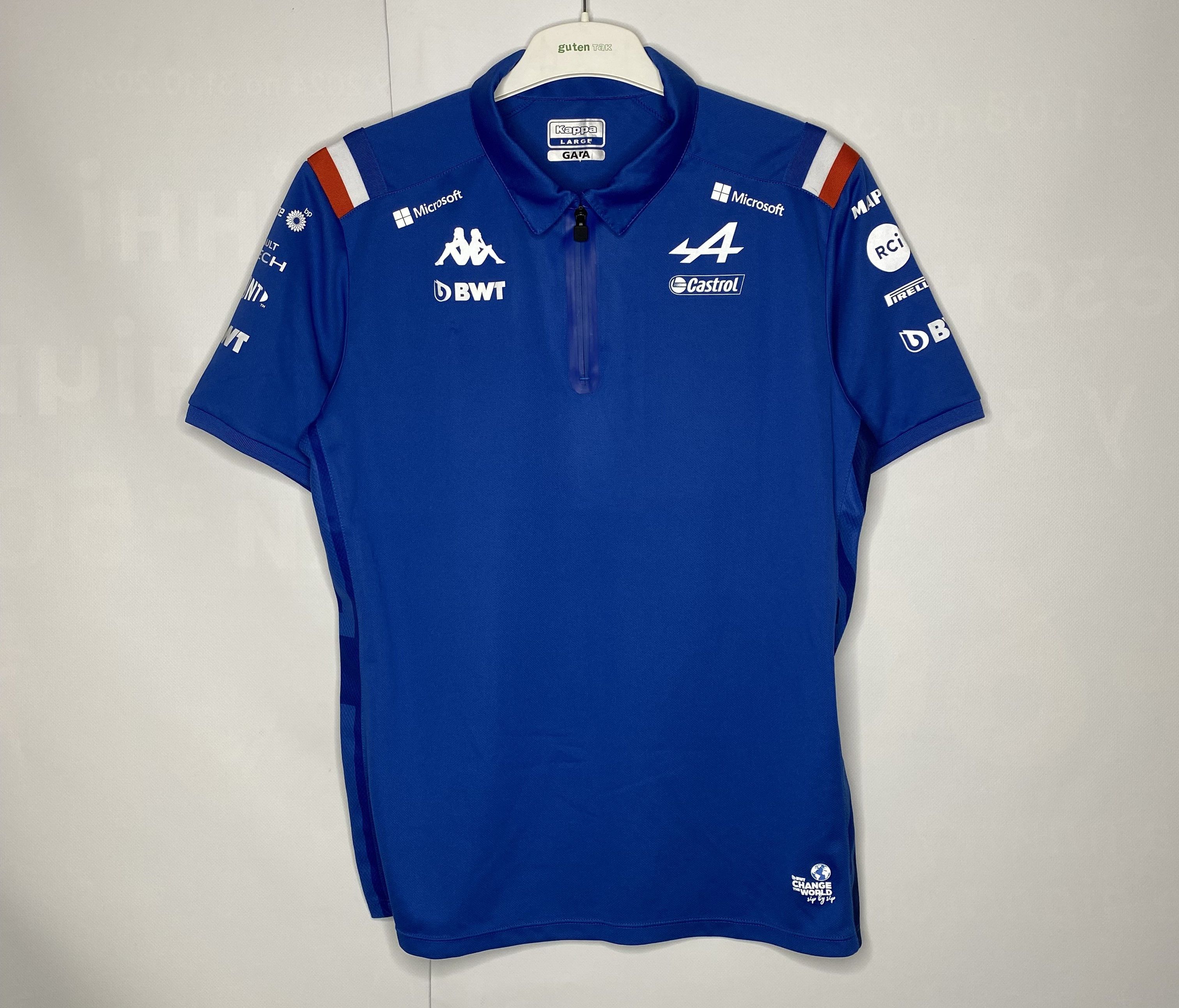 BMW × Kappa BWT ALPINE F1 TEAM KAPPA POLO T-SHIRTS FORMULA 1 RACING Size US L / EU 52-54 / 3 - 1 Thumbnail
