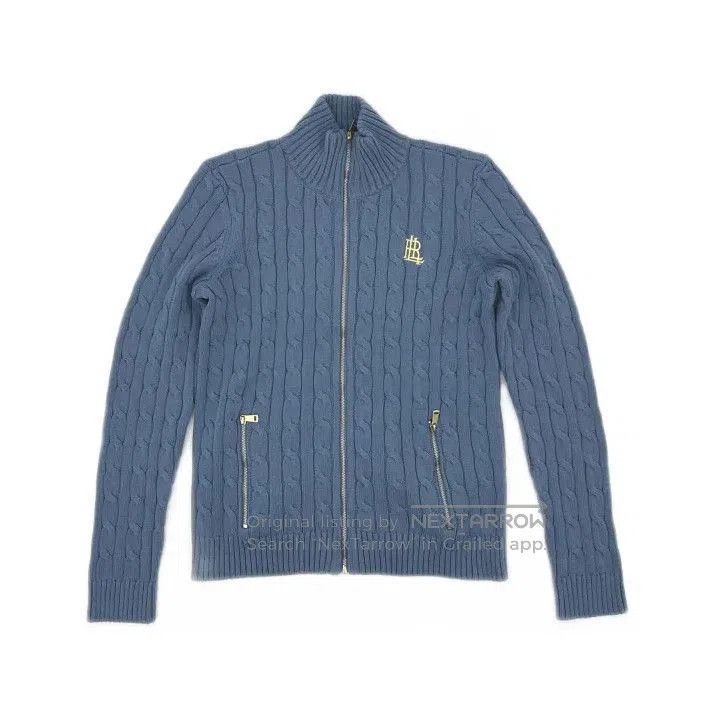 Polo Ralph Lauren Polo Ralph Lauren Men's Zip Cable Knit Sweater. Size US M / EU 48-50 / 2 - 2 Thumbnail