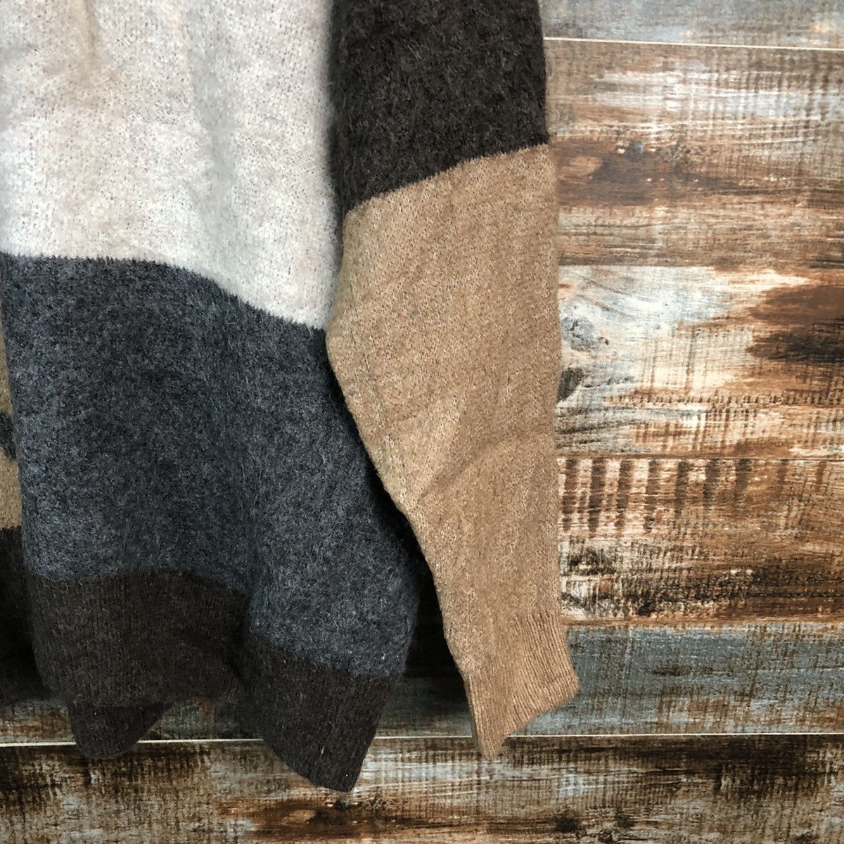 DL Japan patchwork cheetah Brown Knitwear #C656