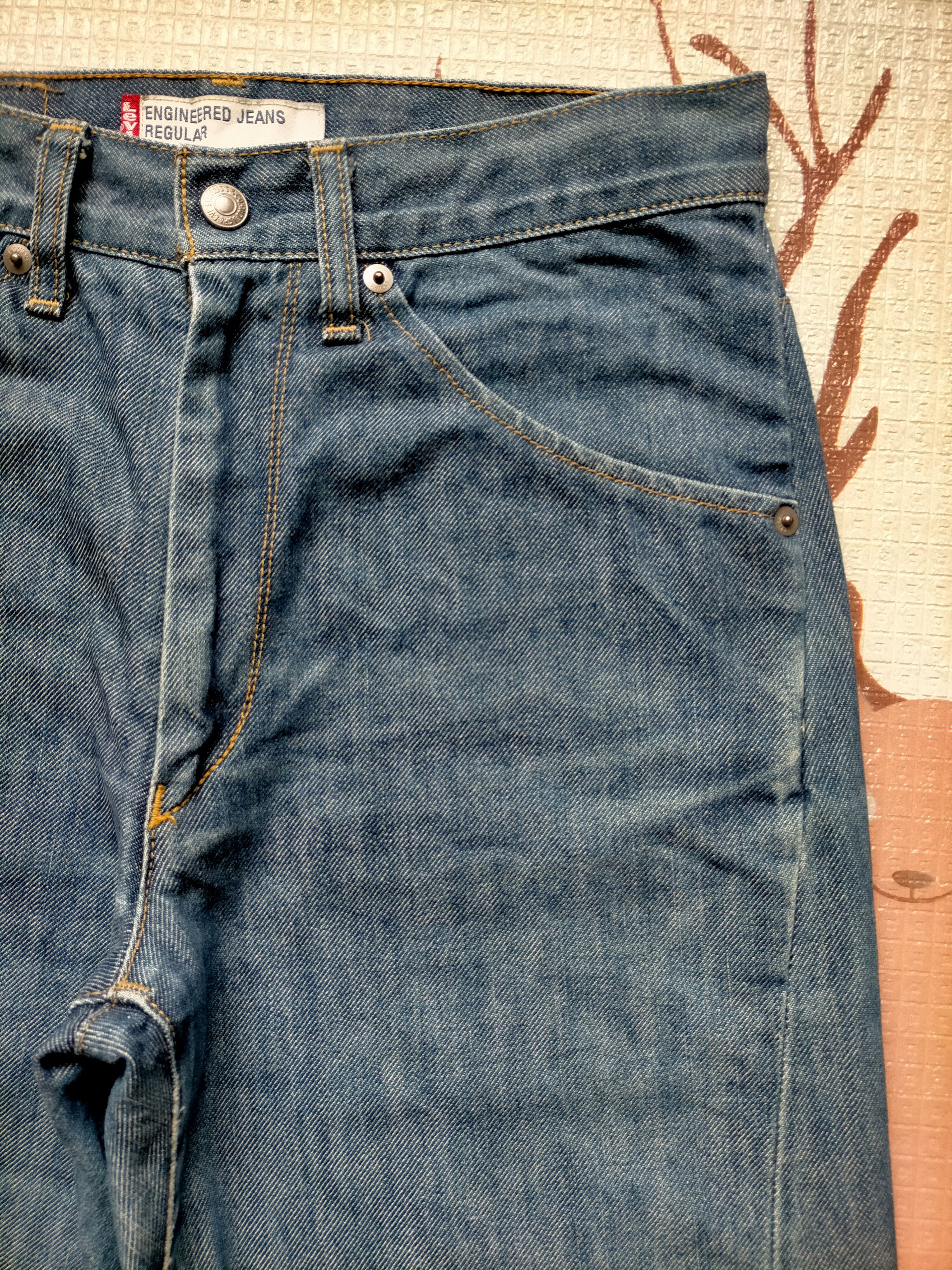 Levi's 2000s Levis Engineered Twist Leg Rusty Denim Size US 29 - 5 Thumbnail