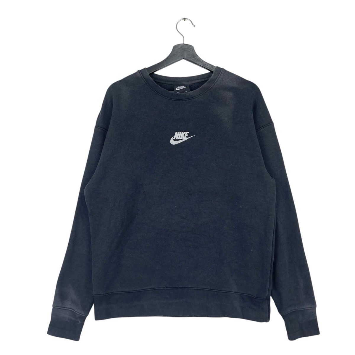 Nike Vintage Y2K Nike Black Sun Faded Sweatshirt Size US M / EU 48-50 / 2 - 1 Thumbnail