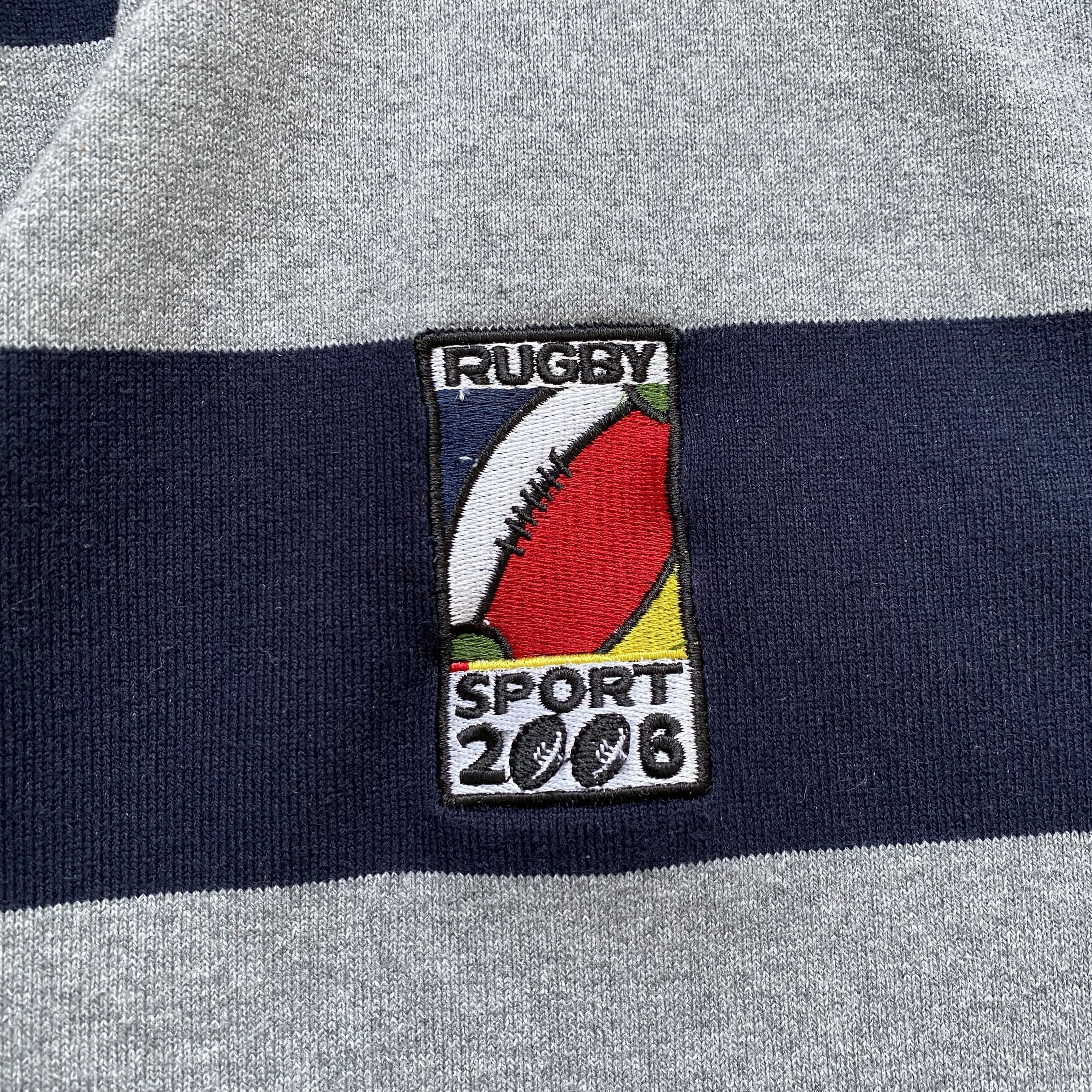 Japanese Brand 🏈 Vintage 06s Hong Kong Rugby jersey Polo Tee Blockore Size US XXL / EU 58 / 5 - 6 Thumbnail