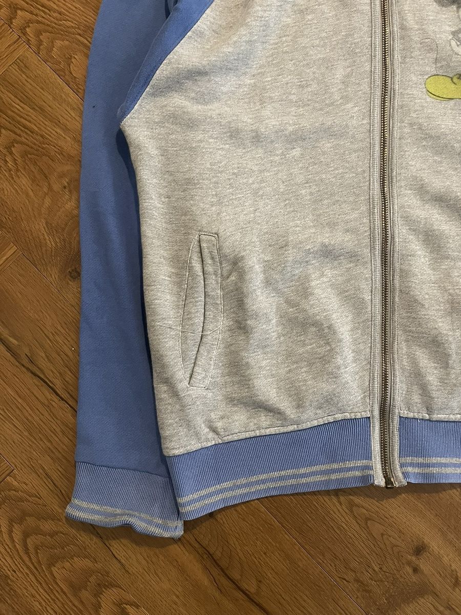 If Six Was Nine Vintage Cartoon Graphic Zip Hoodie – Faux Fur Trim, Rare Size US M / EU 48-50 / 2 - 7 Thumbnail