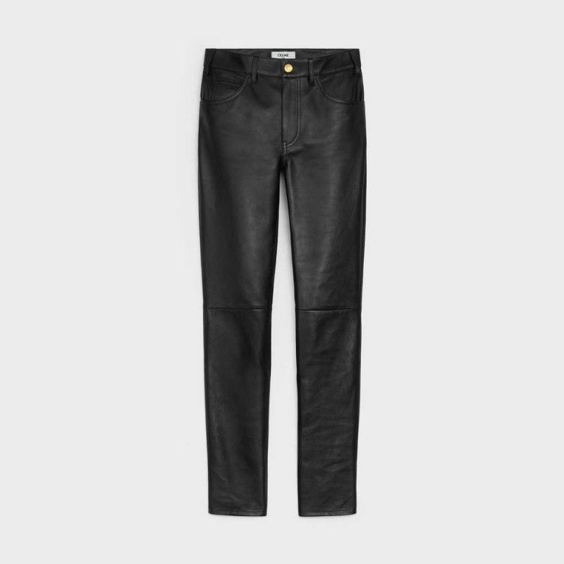 Celine o1w1db11124 Second Skin Jeans in Black Size 27" / US 4 / IT 40 - 1 Thumbnail